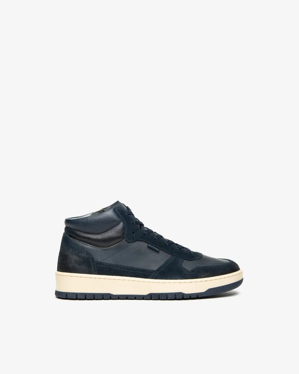 NeroGiardini Sneakers Montantes Homme Cuir Velours Hiver