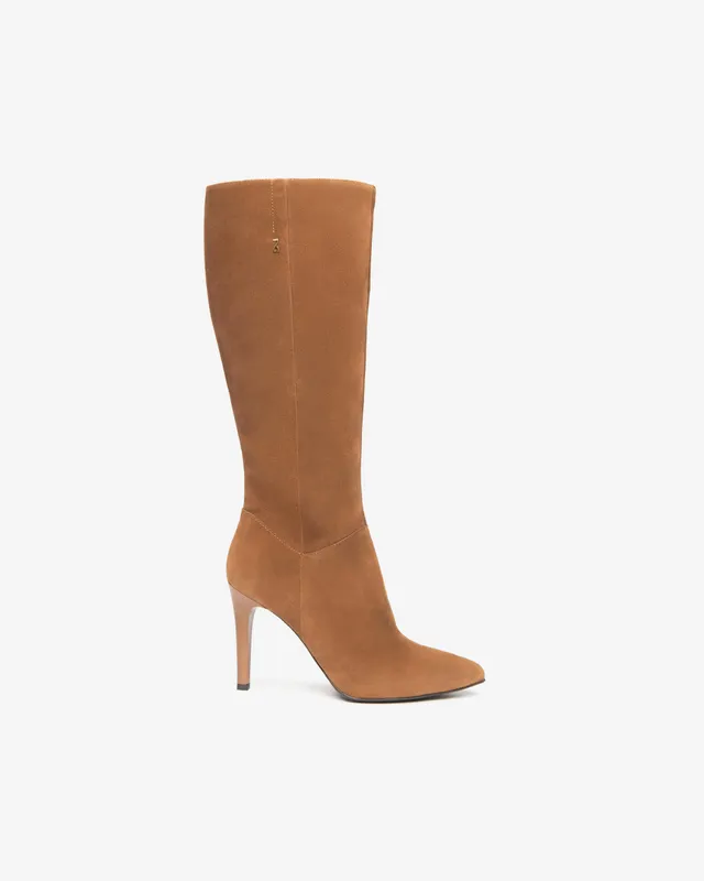 Nerogiardini Bottes Femme Velours Talon 9,5 cm