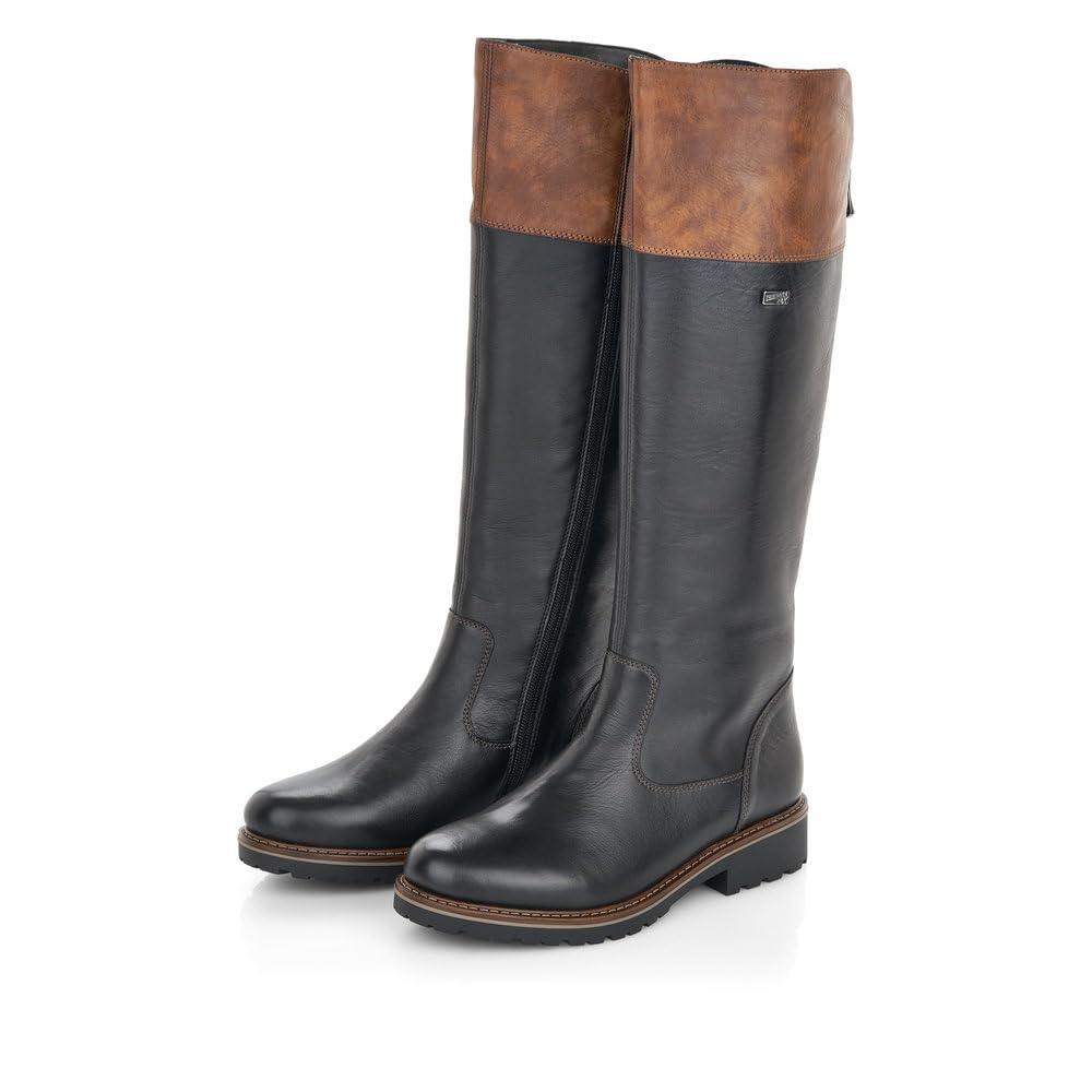 Remonte R6581 bottes hiver cuir zip TEX femme