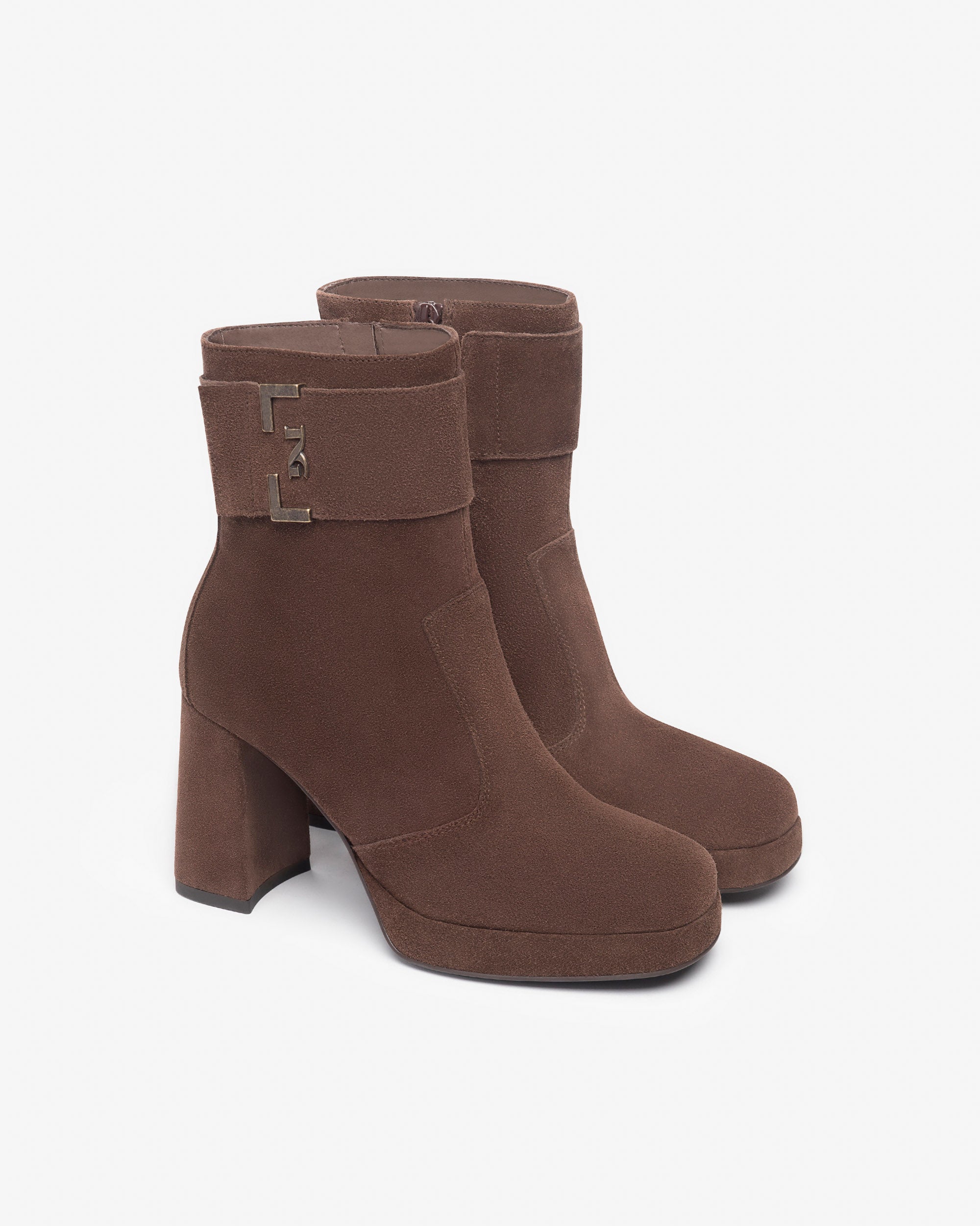 NeroGiardini Bottines Femme Velours Automne Hiver