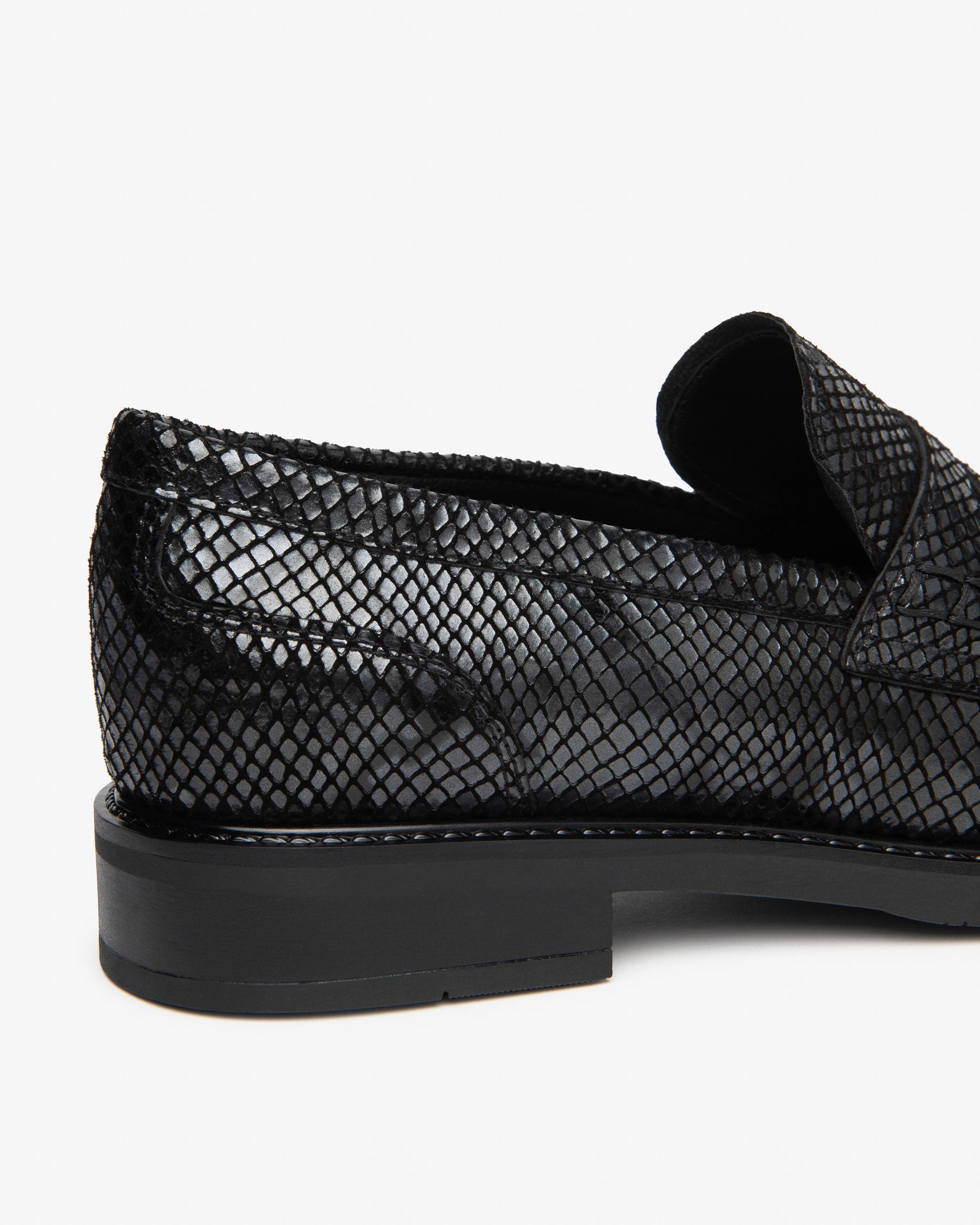 Nerogiardini Mocassins Femme Cuir Effet Python