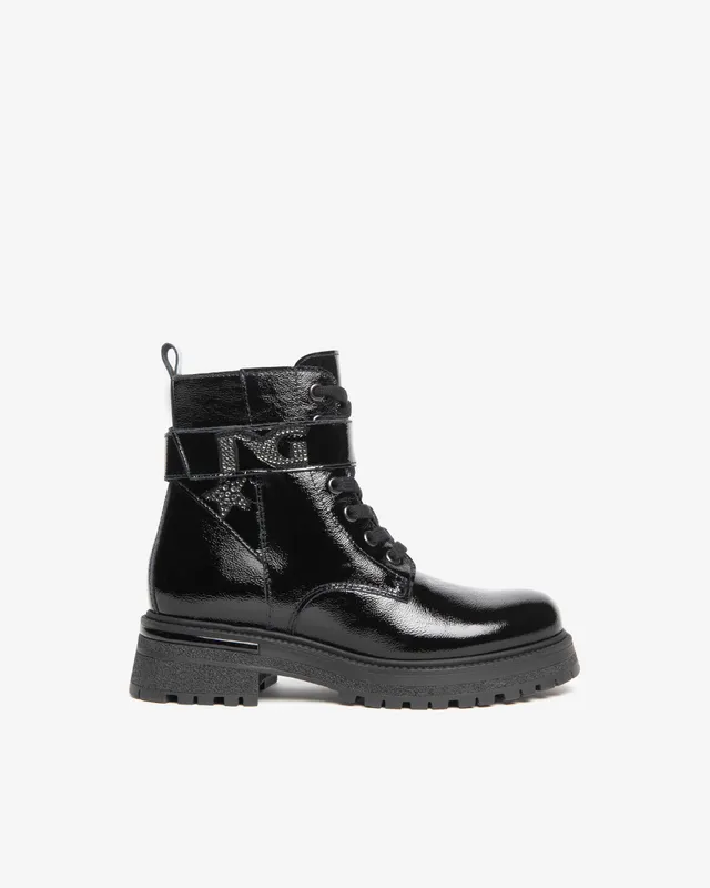 Nerogiardini Bottines Teens Bottes Vernis 32 Strass