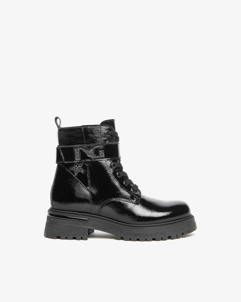 Nerogiardini Bottines Teens Bottes Vernis 32 Strass