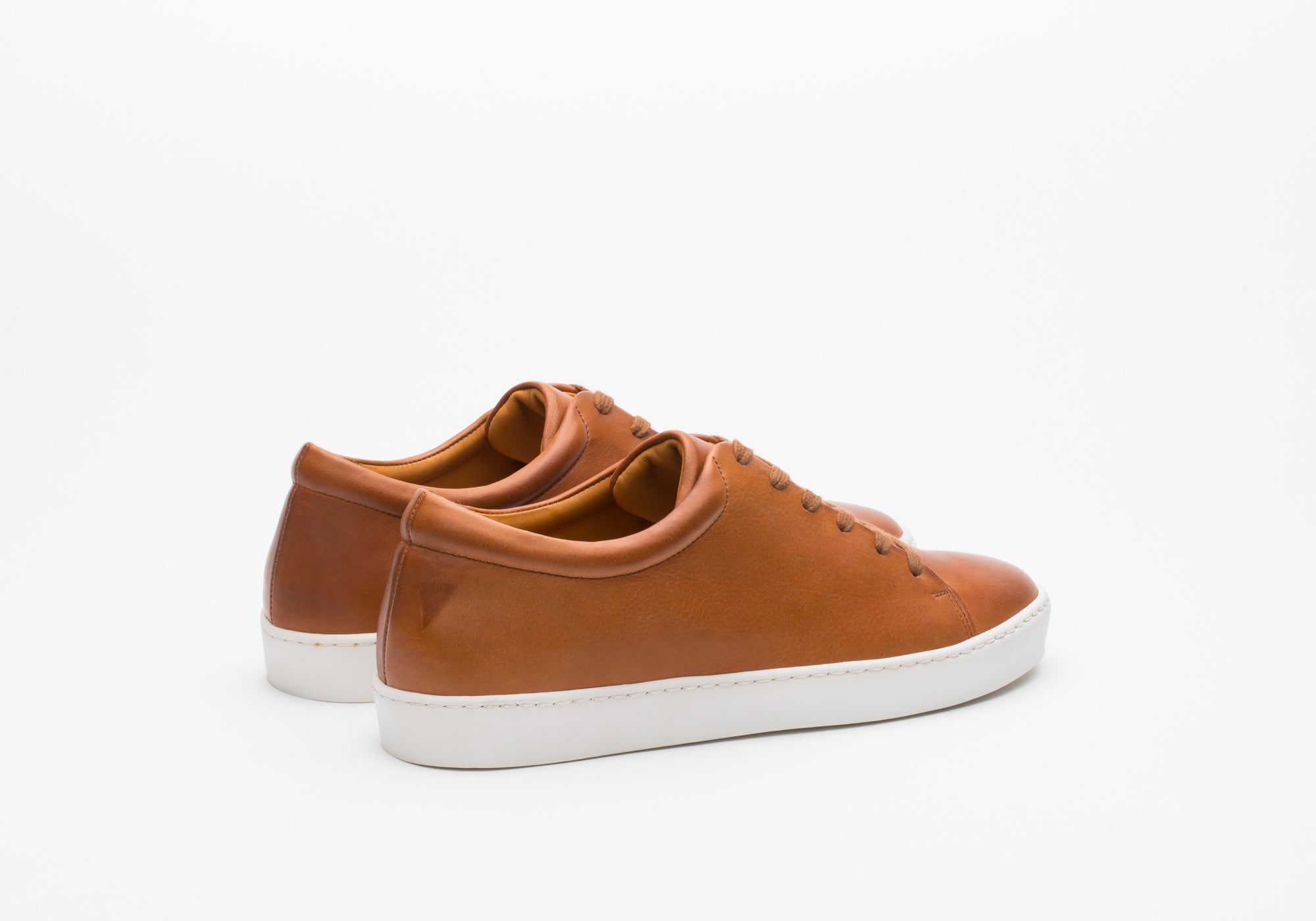 JAK Royal Hazel sneakers cuir pleine fleur marron