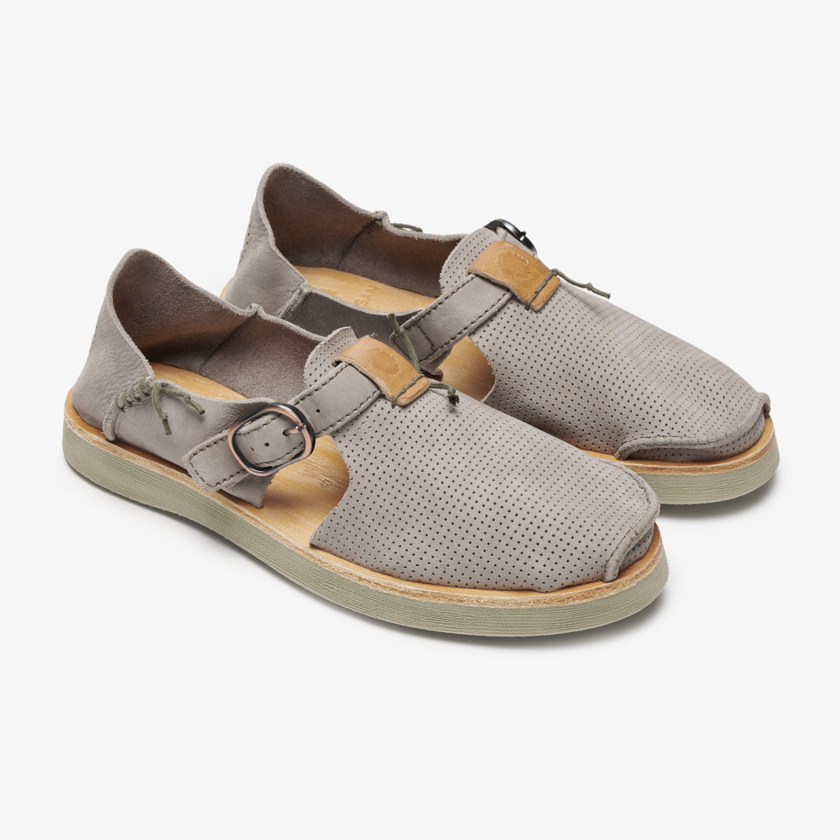 Satorisan Benirras sandales cuir Rocky Grey