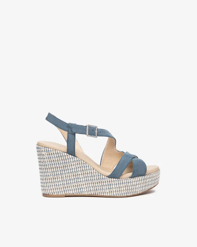 Nerogiardini Sandales femme cuir velours confort