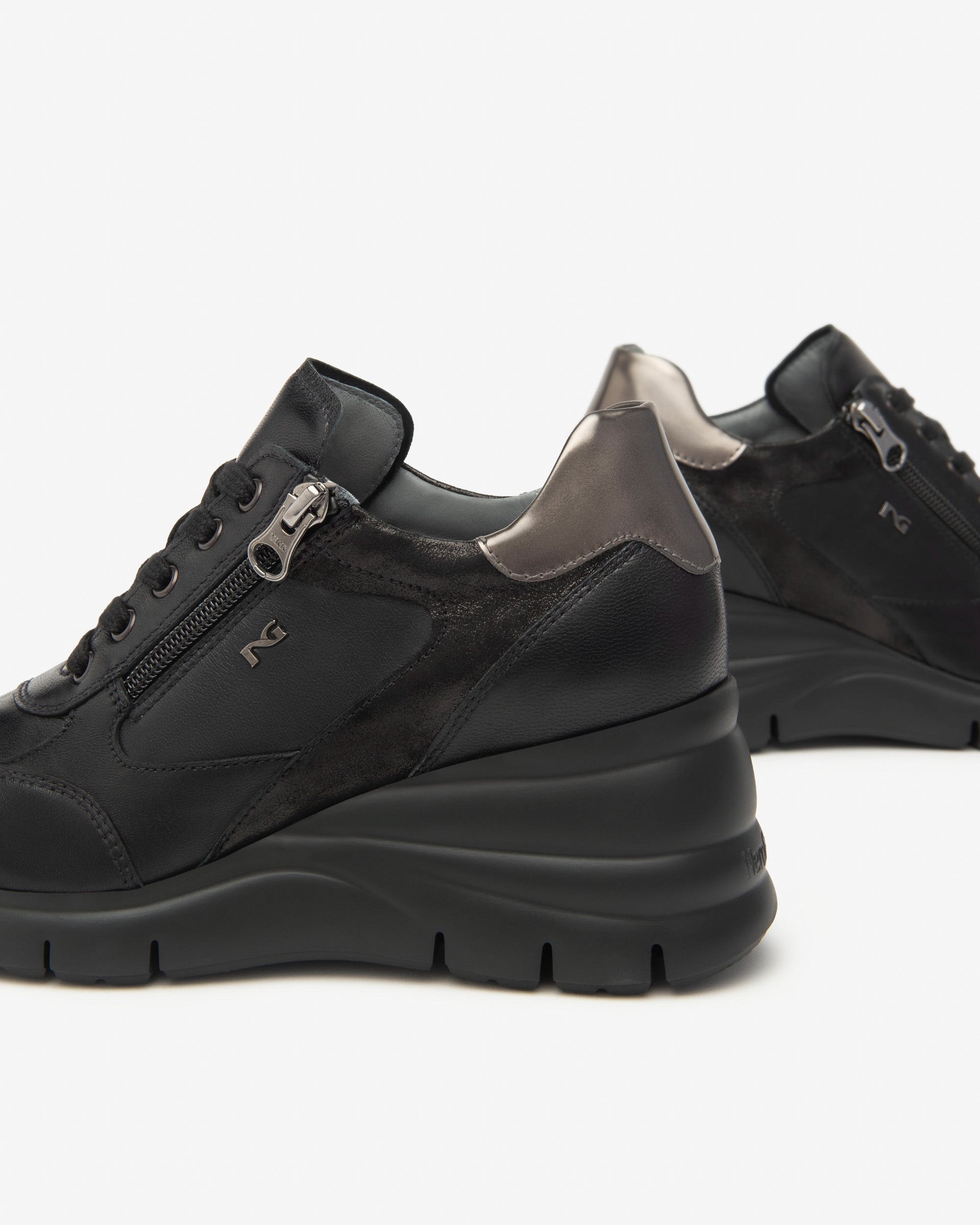 NeroGiardini Sneakers Femme Cuir DryGo Memory Confort