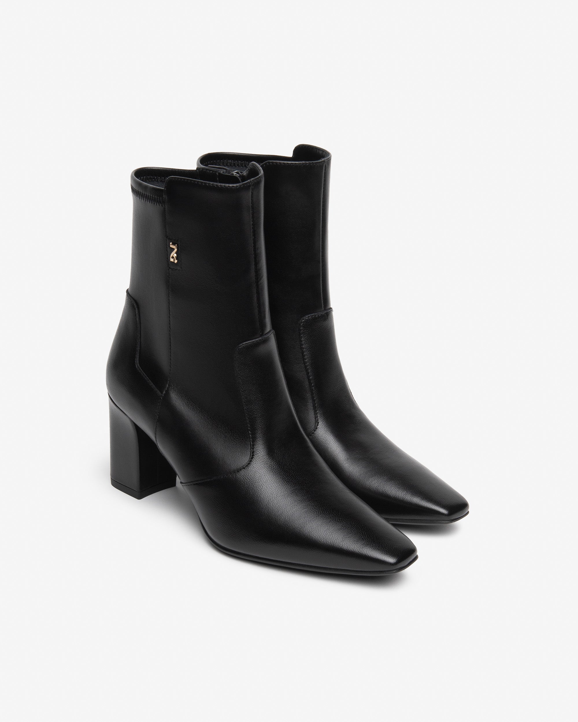 NeroGiardini Bottines Femme Cuir Talon 75 mm Zip