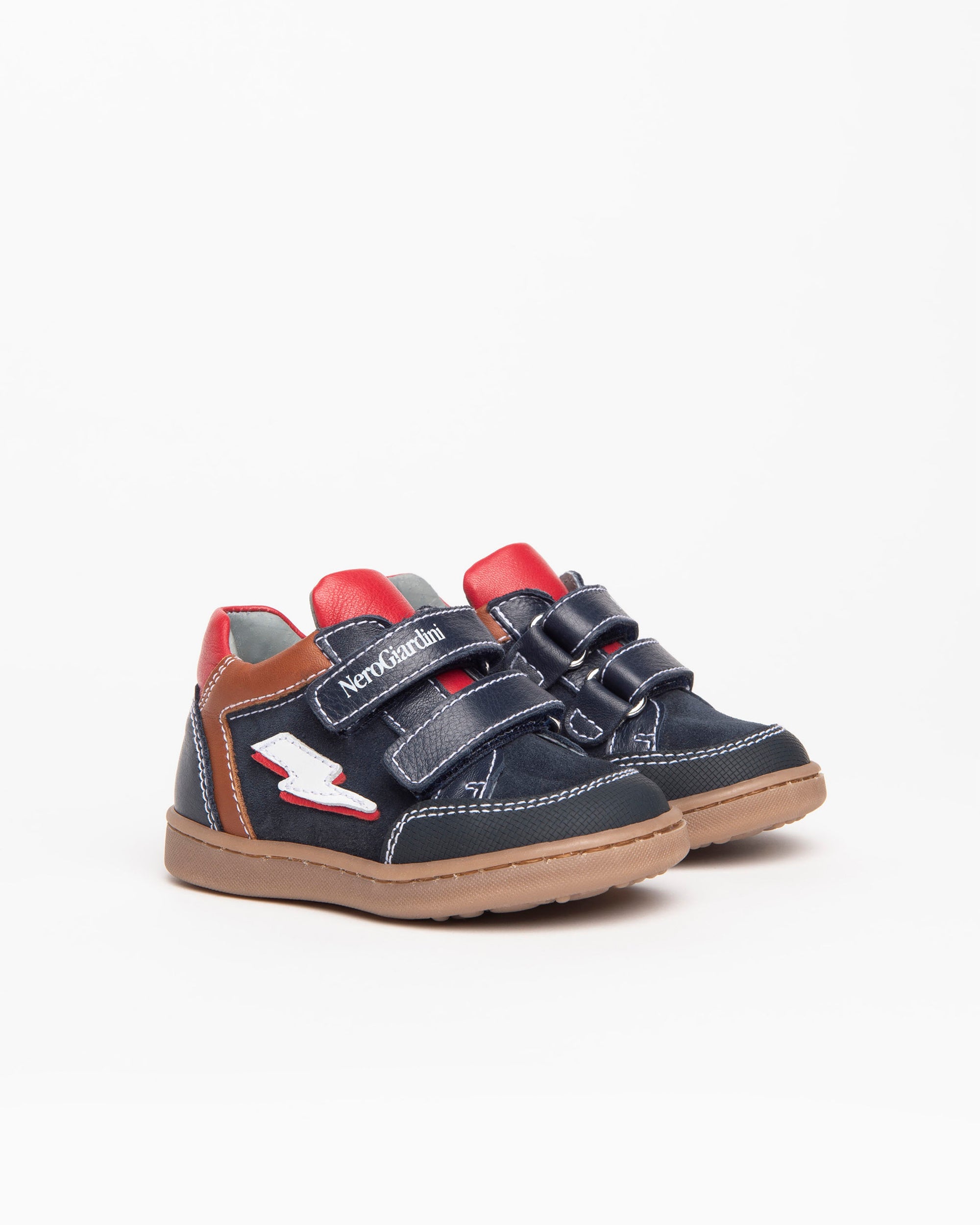 Nerogiardini Sneakers Baby Garçon Daim Scratch Léger