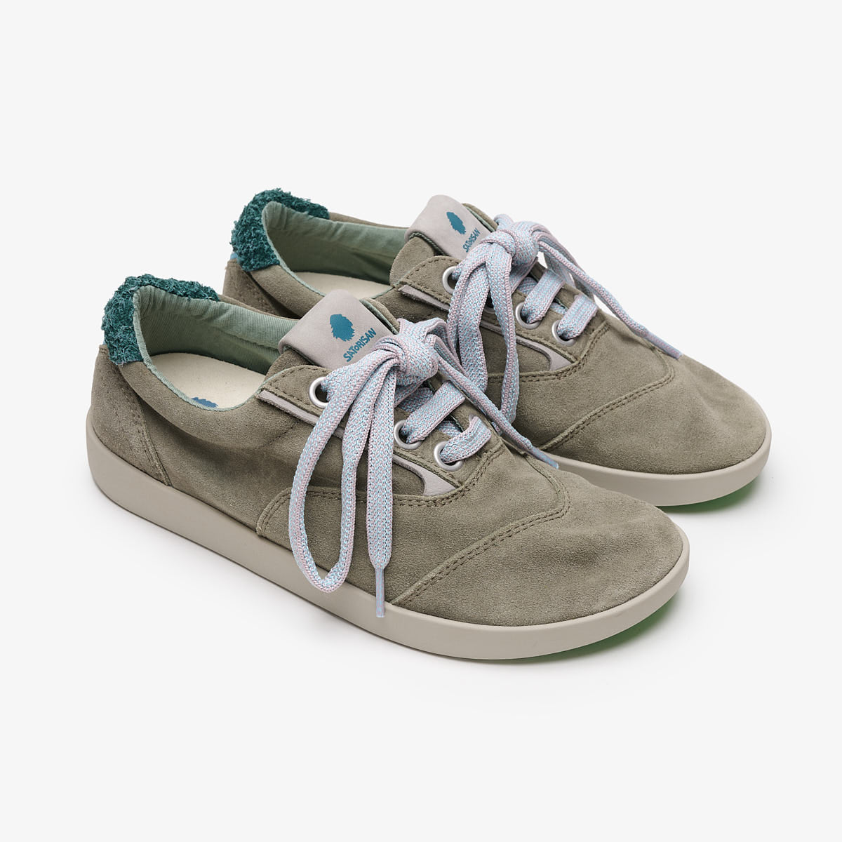 Satorisan Hatko Suede baskets Elephant daim