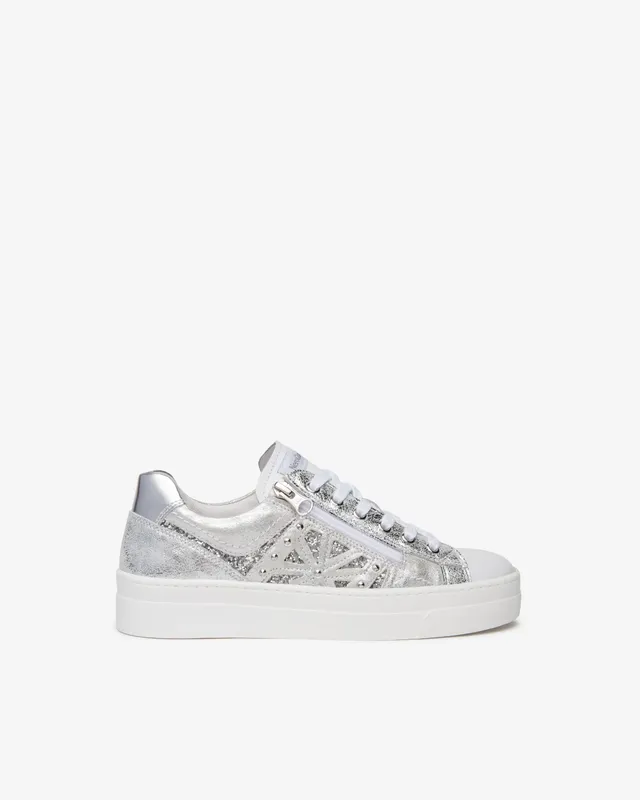 NeroGiardini Sneakers Femme Cuir Tissu Technique