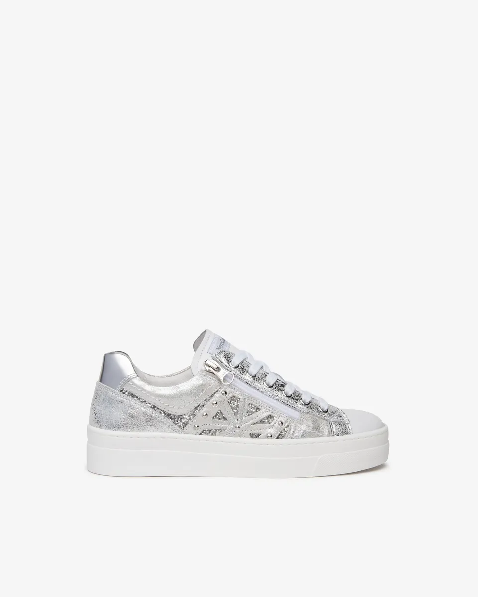 NeroGiardini Sneakers Femme Cuir Tissu Technique