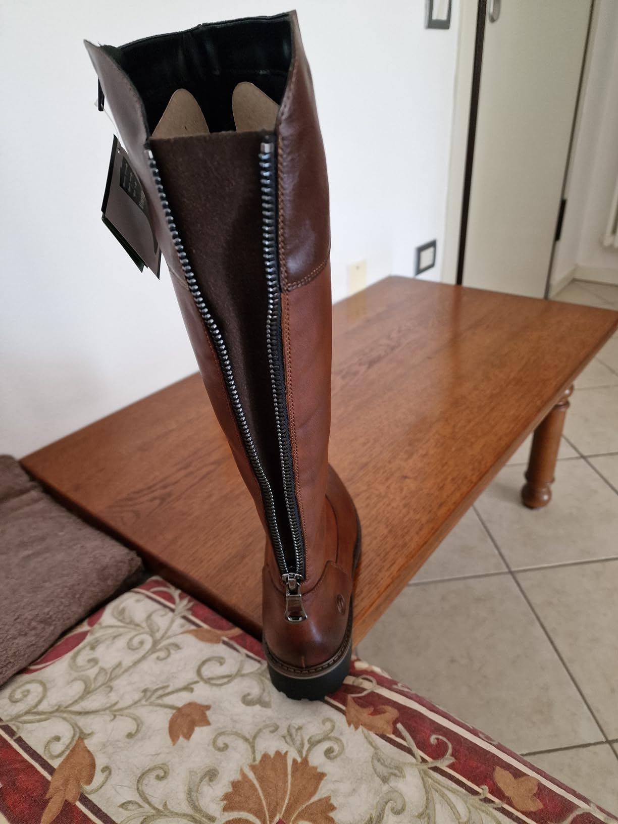 Remonte R6581 bottes hiver cuir zip TEX femme