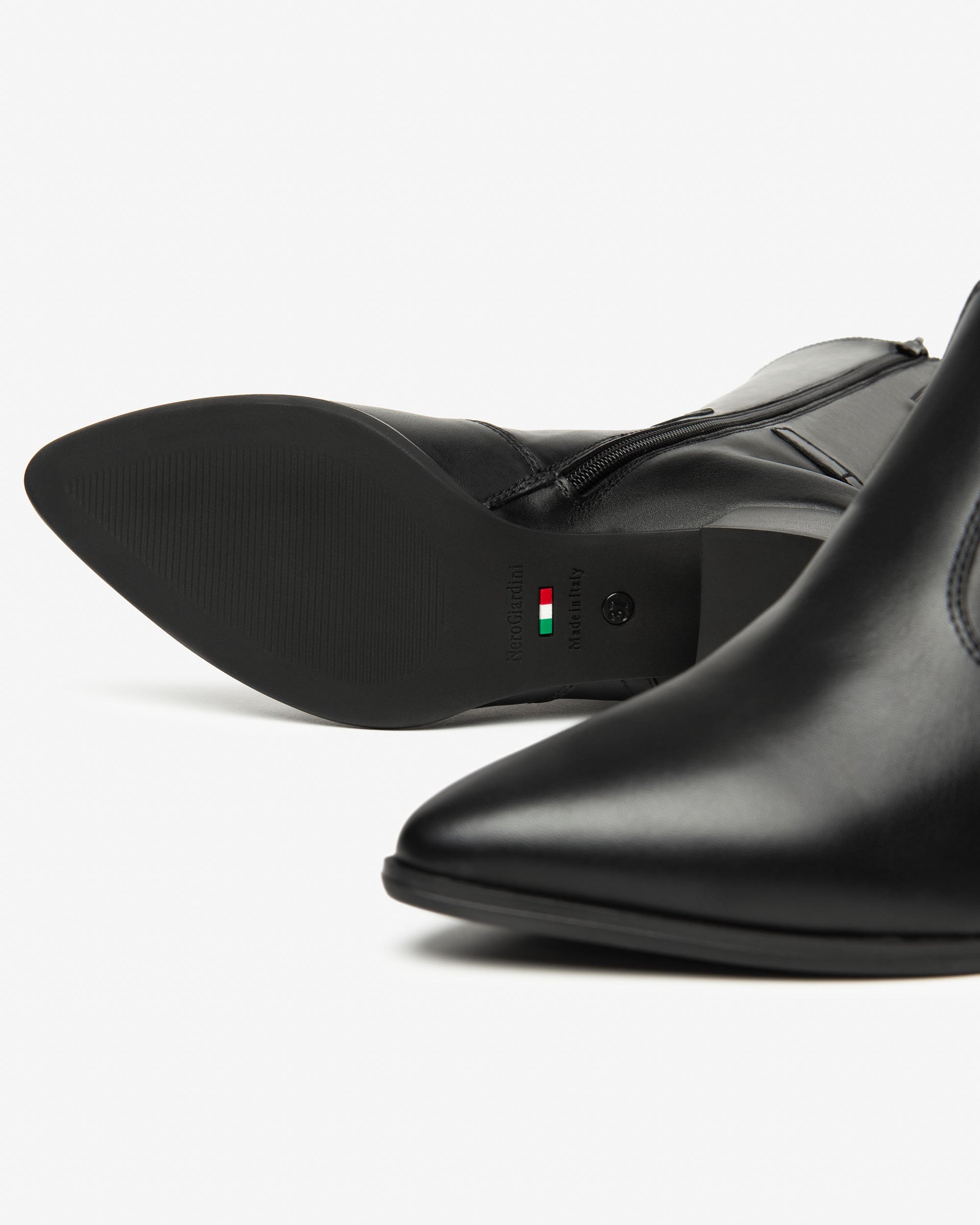 NeroGiardini Bottes Femme Cuir Automne Hiver