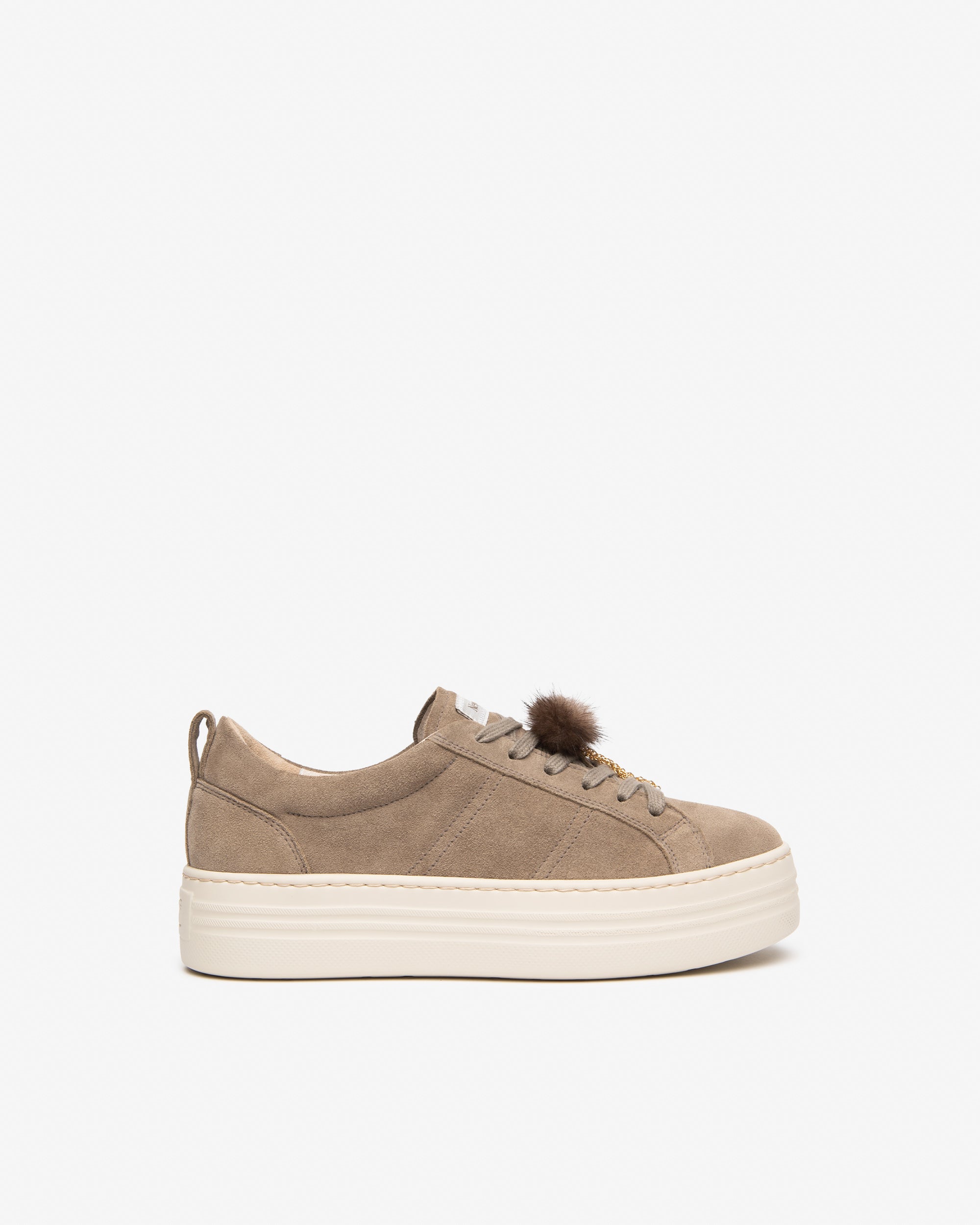 NeroGiardini Sneakers Femme Cuir Velours Plateforme 38