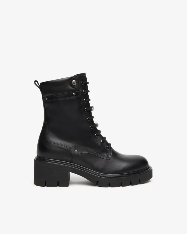 NeroGiardini Bottines bottines motardes cuir talon 60