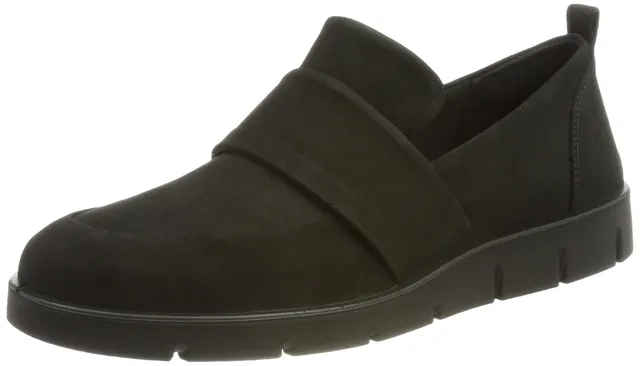 ECCO SOFT 7 Chaussure Femme Noir Blanc cuir