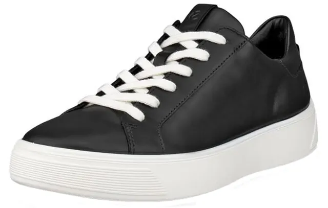 ECCO Street Tray Basket Femme Blanc 39 Cuir