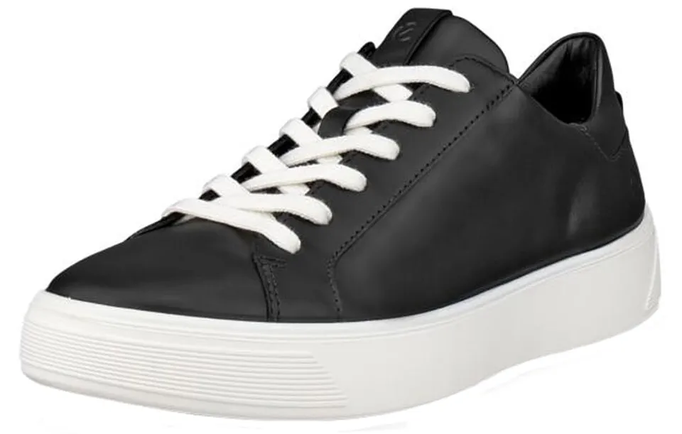 ECCO Street Tray Basket Femme Blanc 39 Cuir