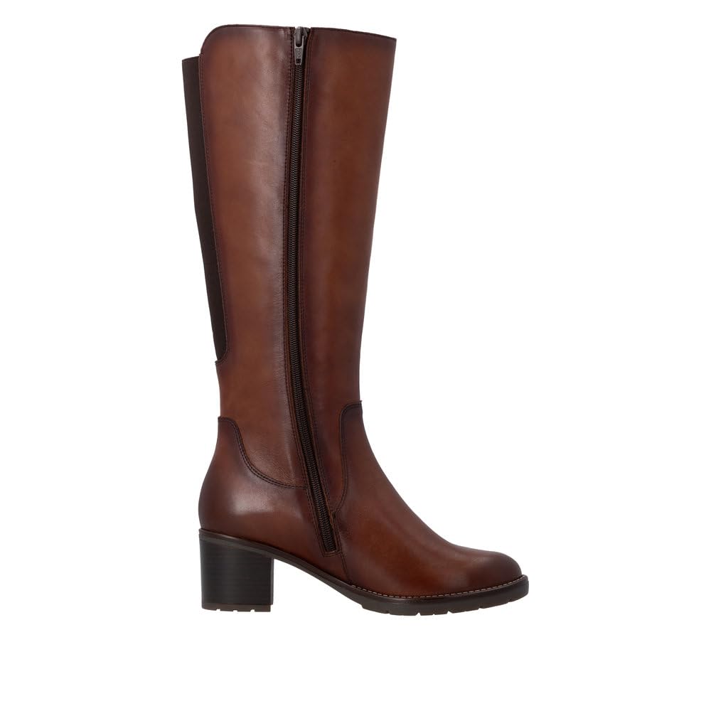 Remonte D2A78 bottes montantes marron 39 EU cuir lisse