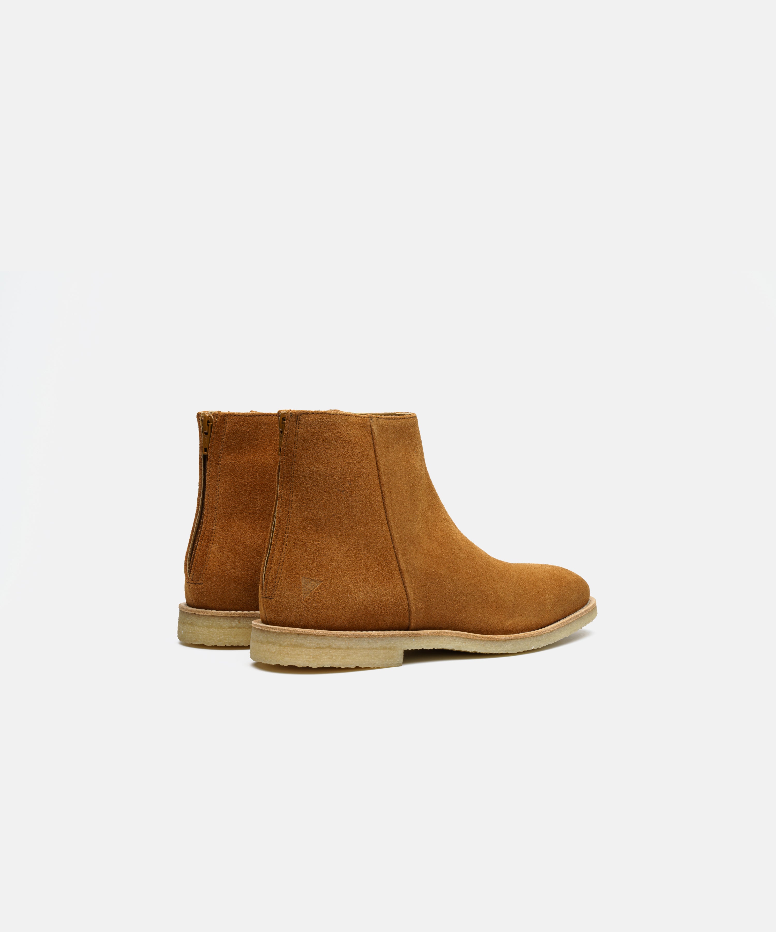 JAK Villa bottines suède camel 43 zip unisexe