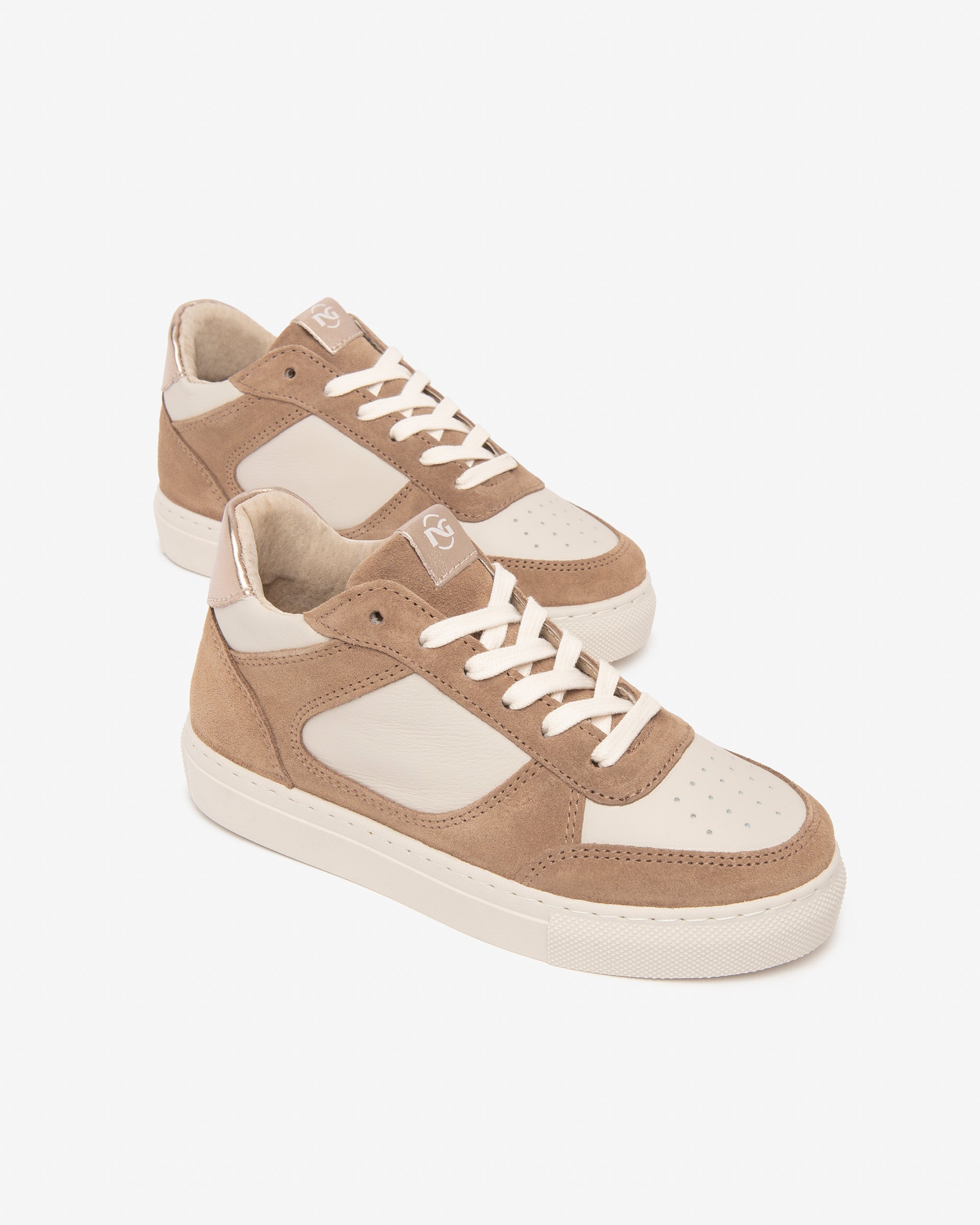 NeroGiardini Sneakers teen fille cuir velours lacets 30-39