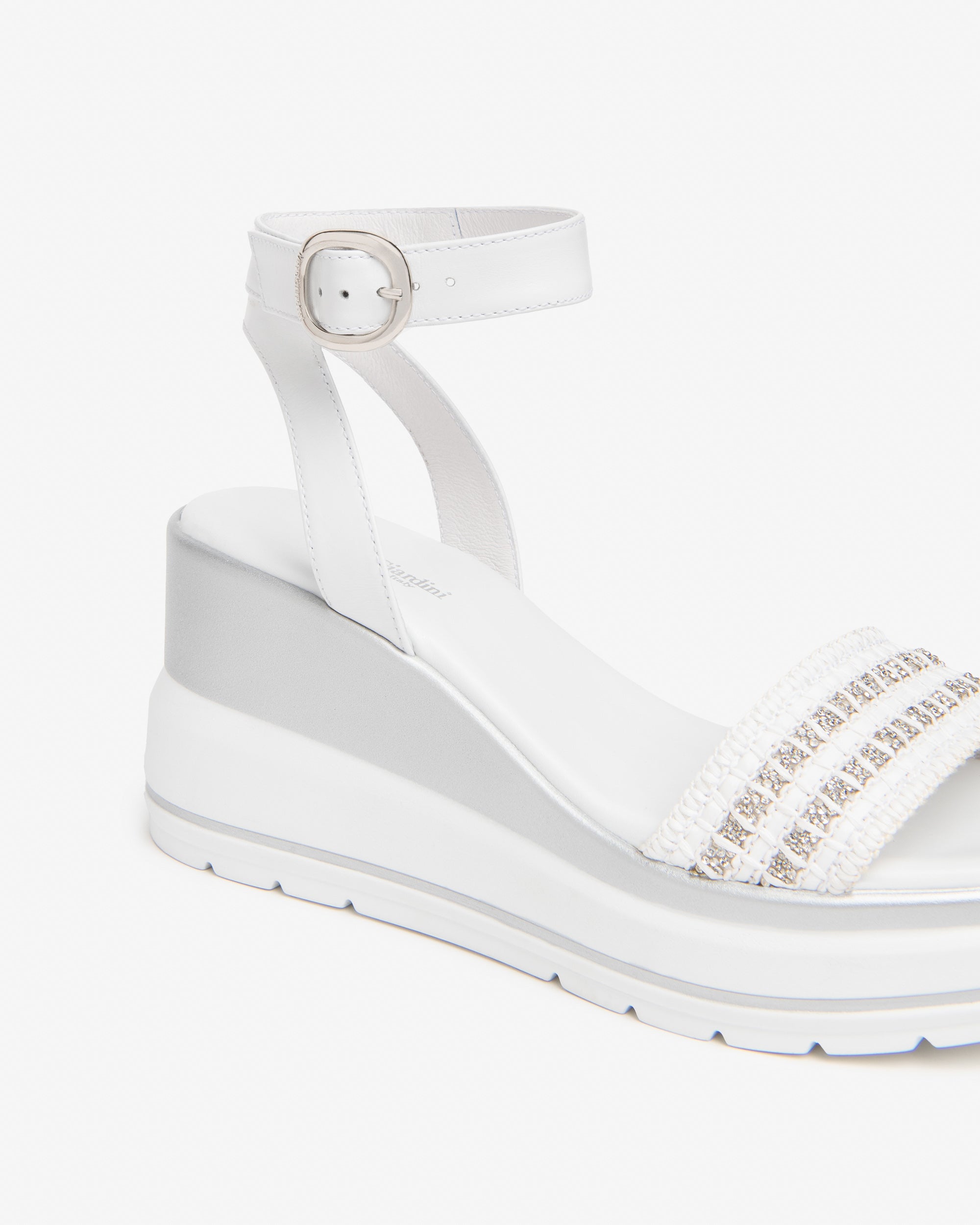 NeroGiardini Sandales Femme Cuir Tissu Été 38