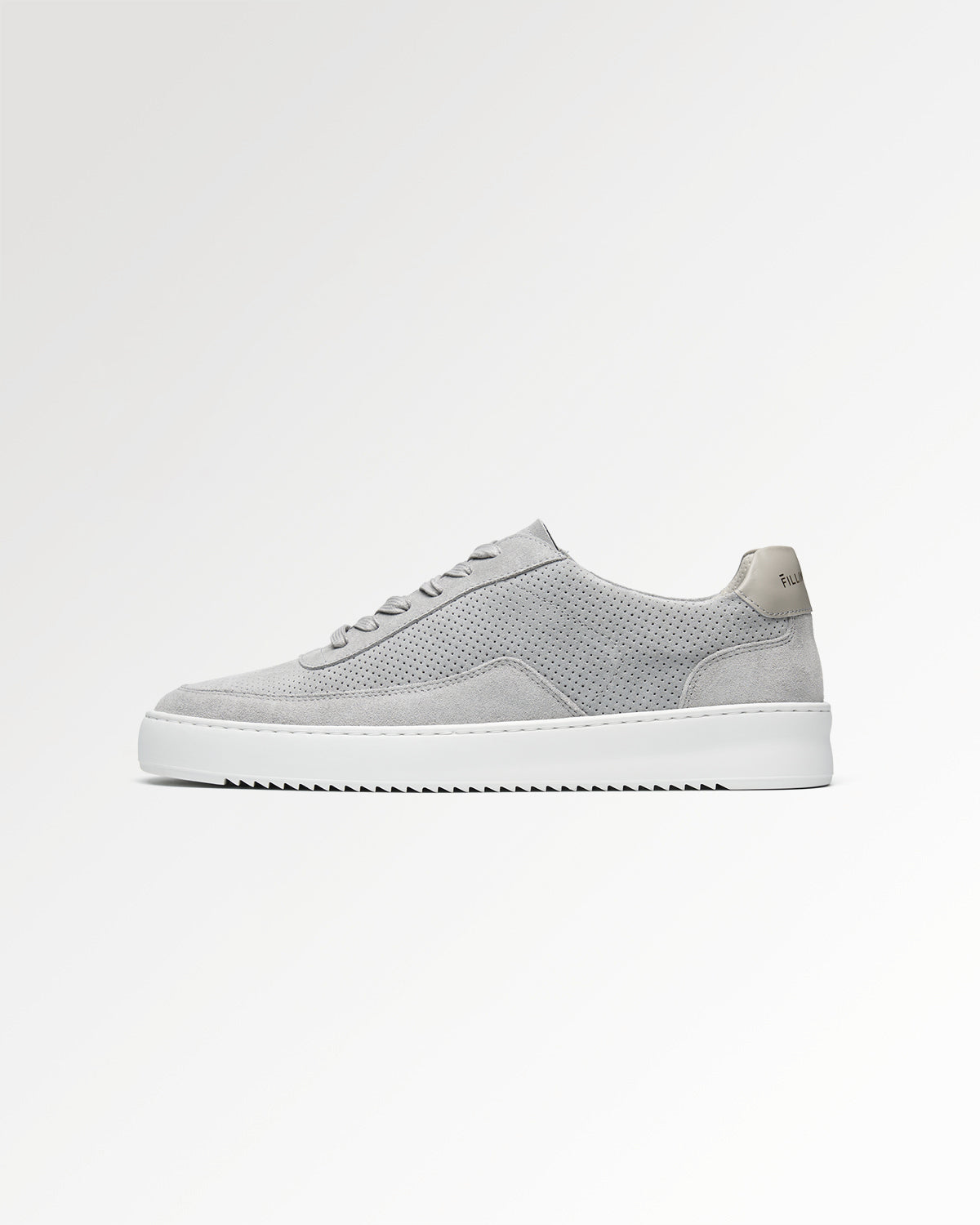 Filling Pieces Mondo sneakers grises suède perforé