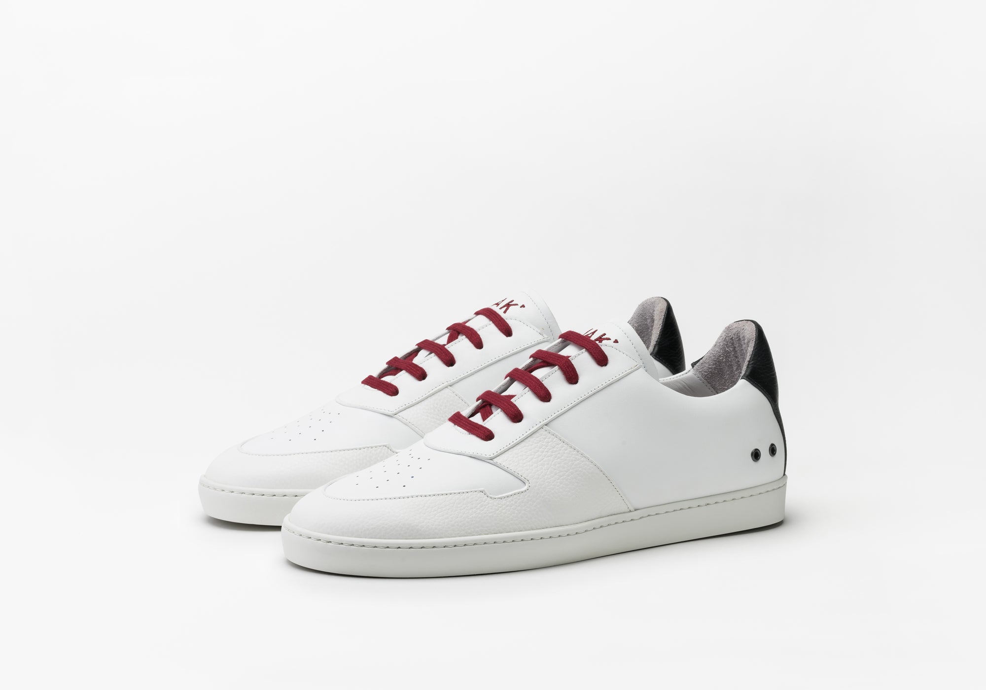 JAK Vantage Red Black sneakers cuir