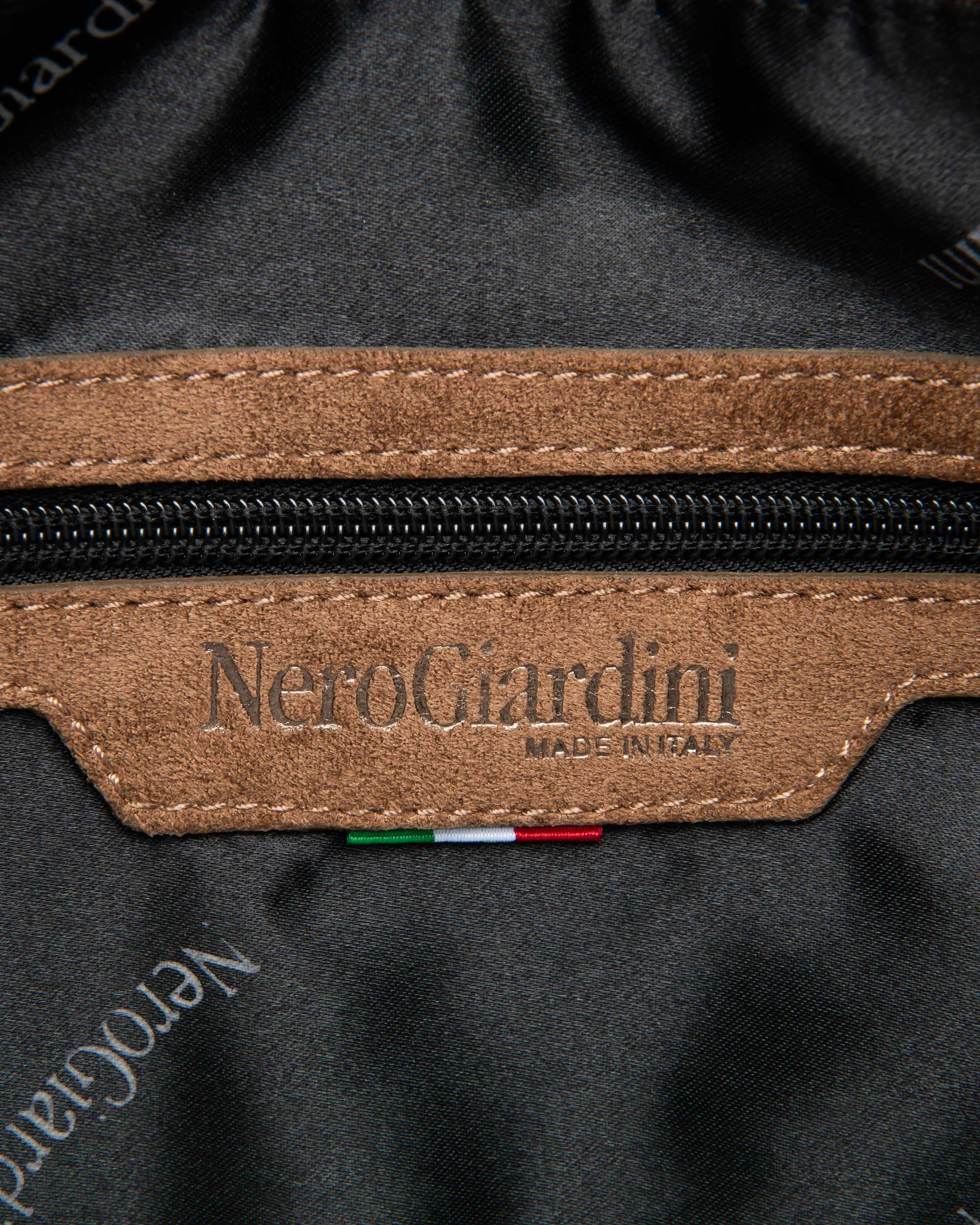 NeroGiardini Sacs Hobo Femme Daim Zip PZ