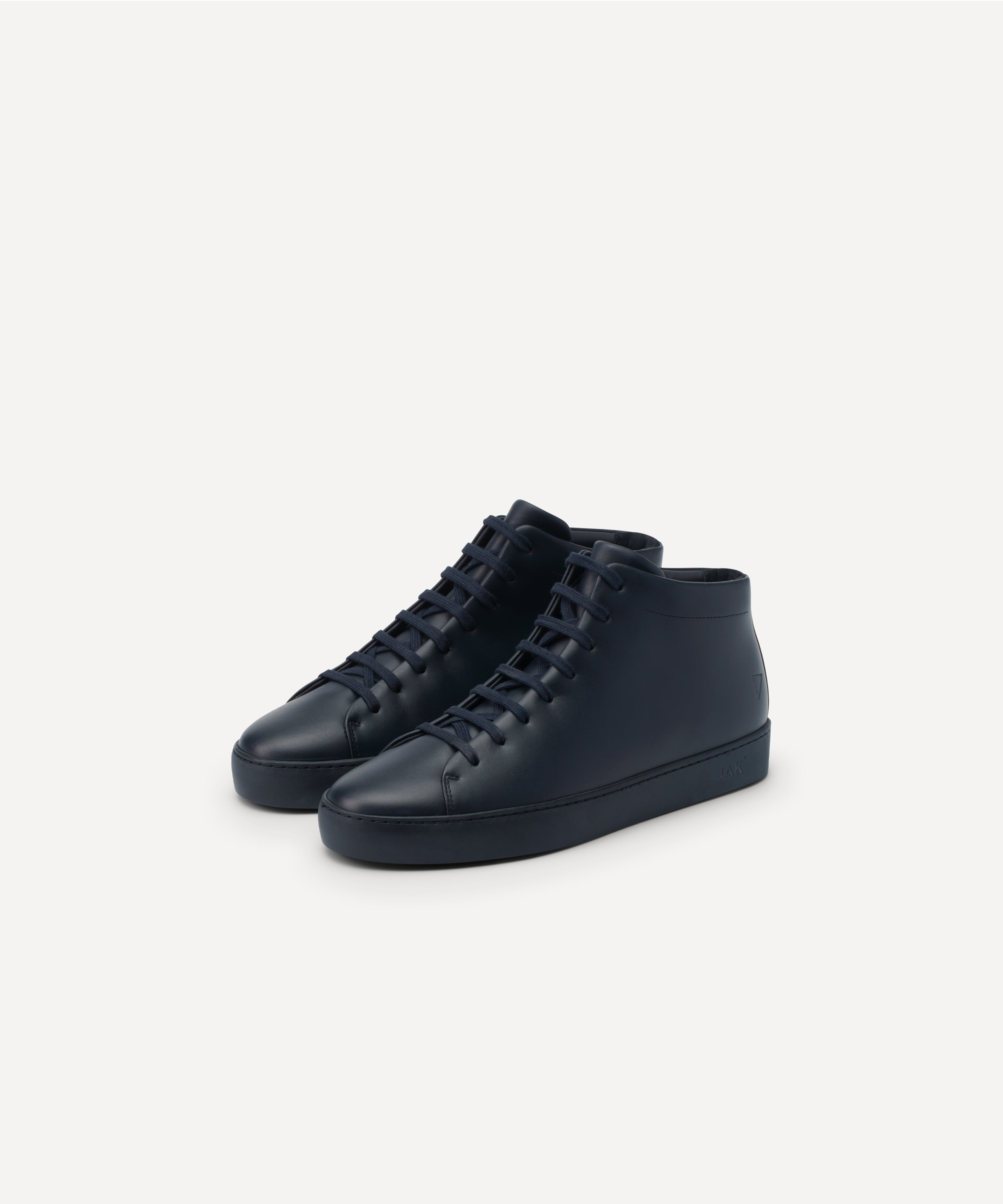 JAK Royal Hi Sneakers Montantes Cuir Bleu Marine