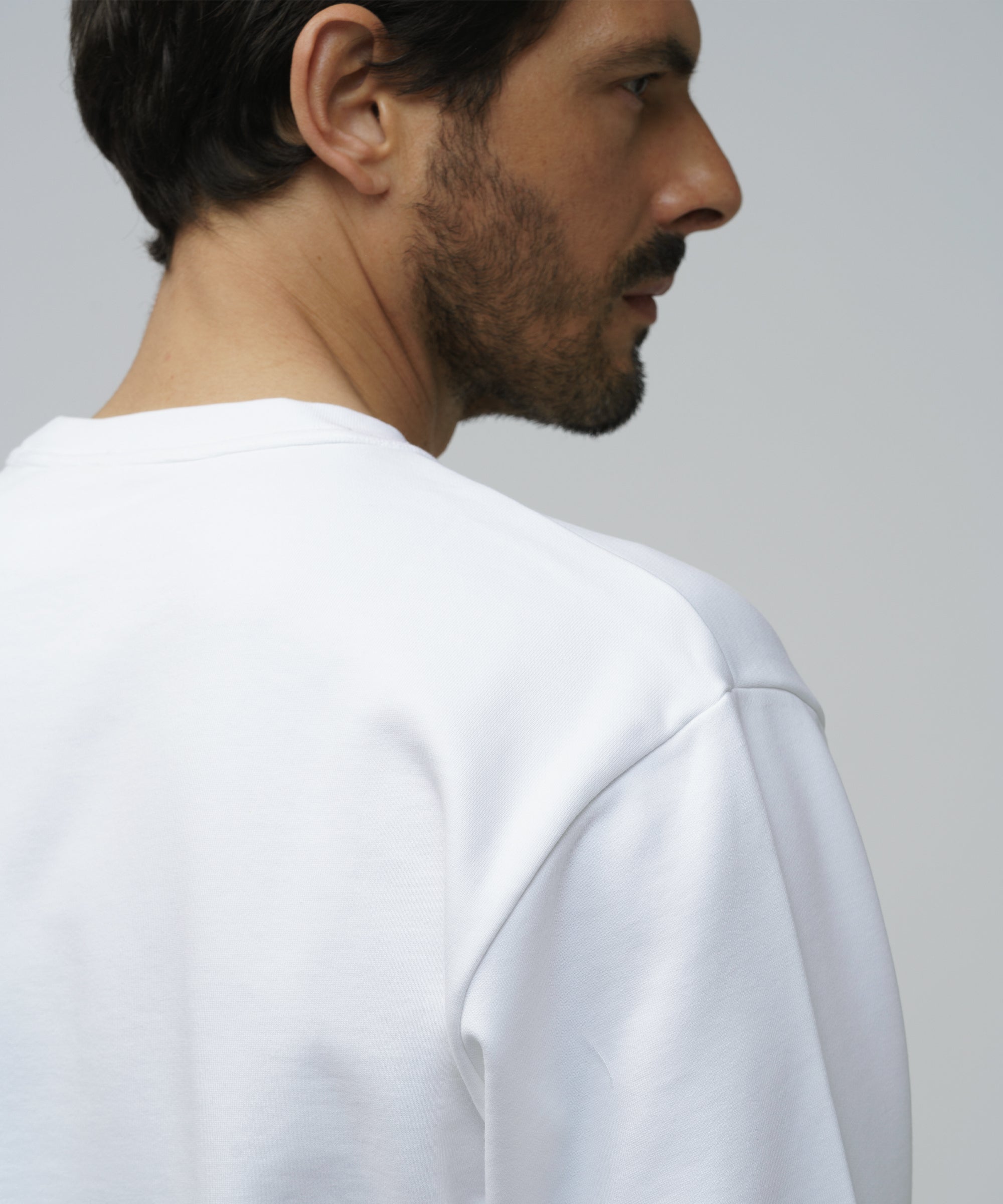 JAK Sweatshirt 01 sweat coton bio blanc 360 g
