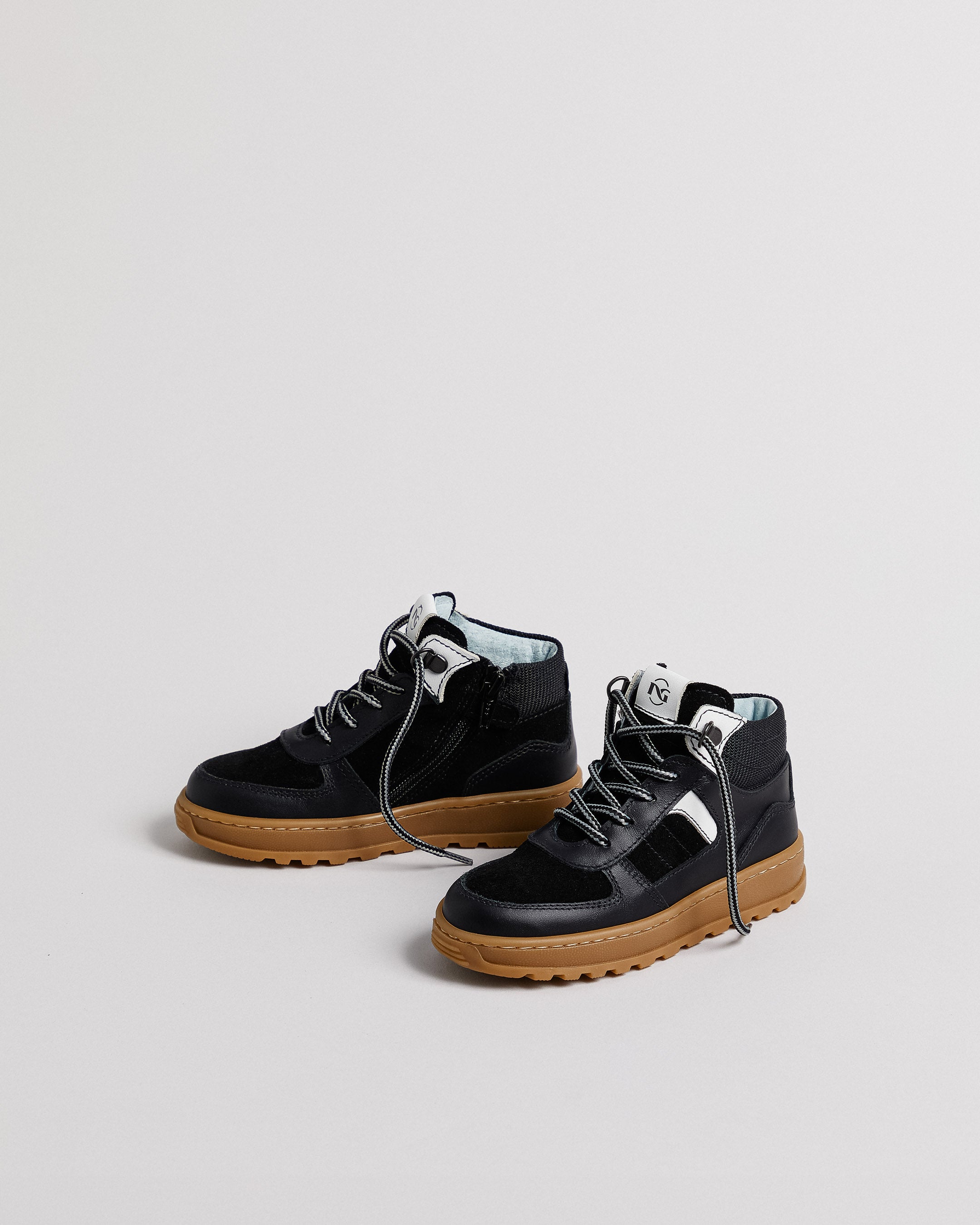 NeroGiardini Bottines bottines junior garçon cuir toile
