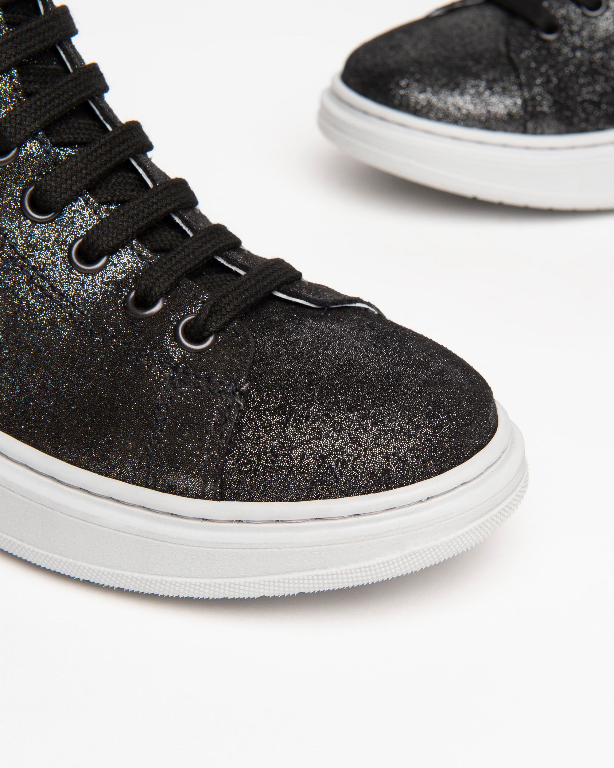 NeroGiardini Sneakers Fille Cuir Pailleté Zip