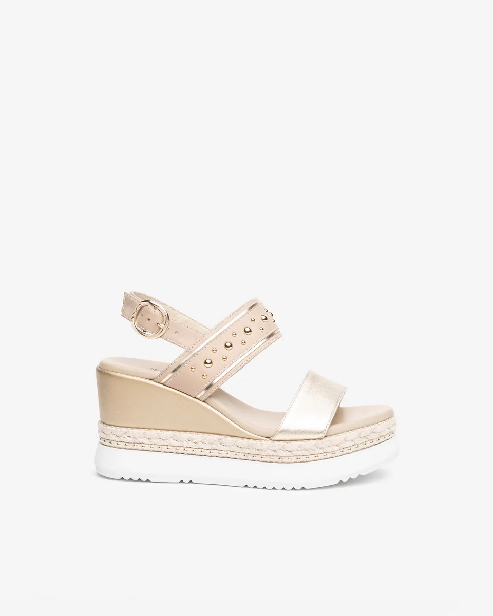 NeroGiardini Sandales Femme Cuir Compensées 38