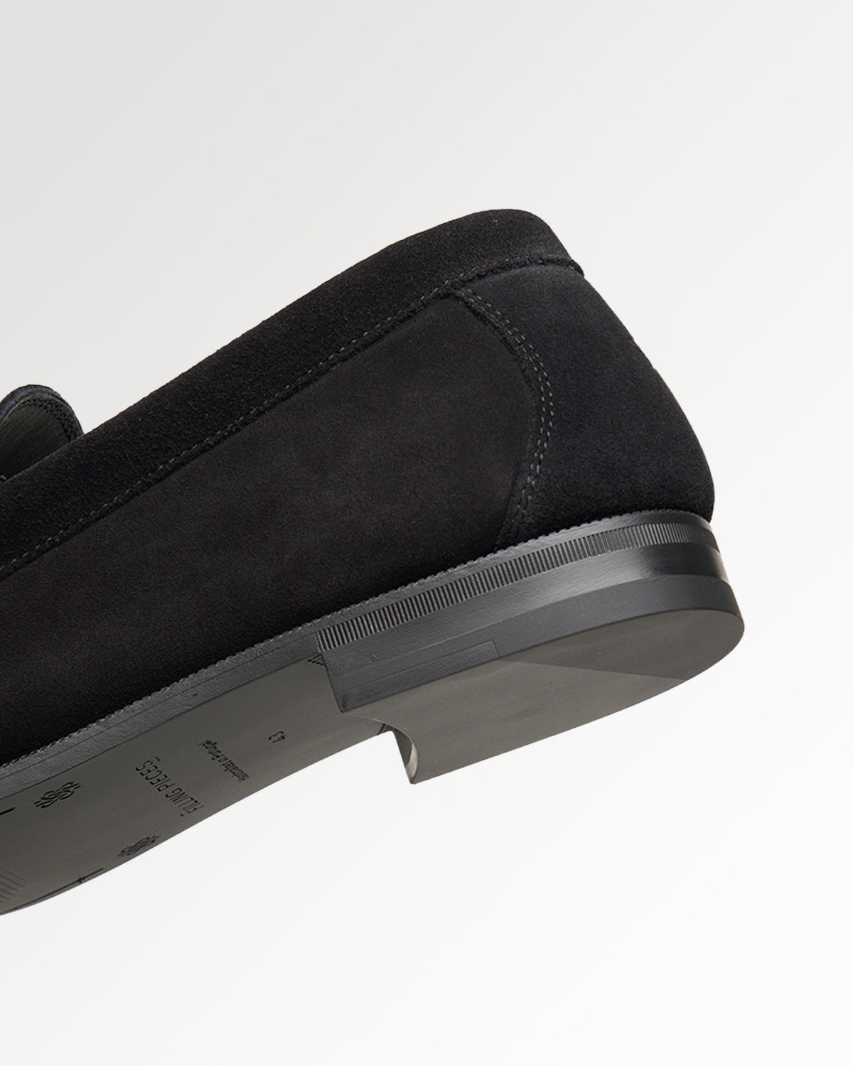 Filling Pieces Lux Loafer Suede Mocassin daim noir