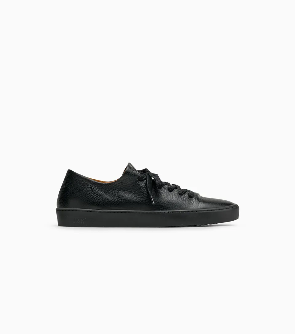 JAK Atom All Black V.L. baskets cuir noir