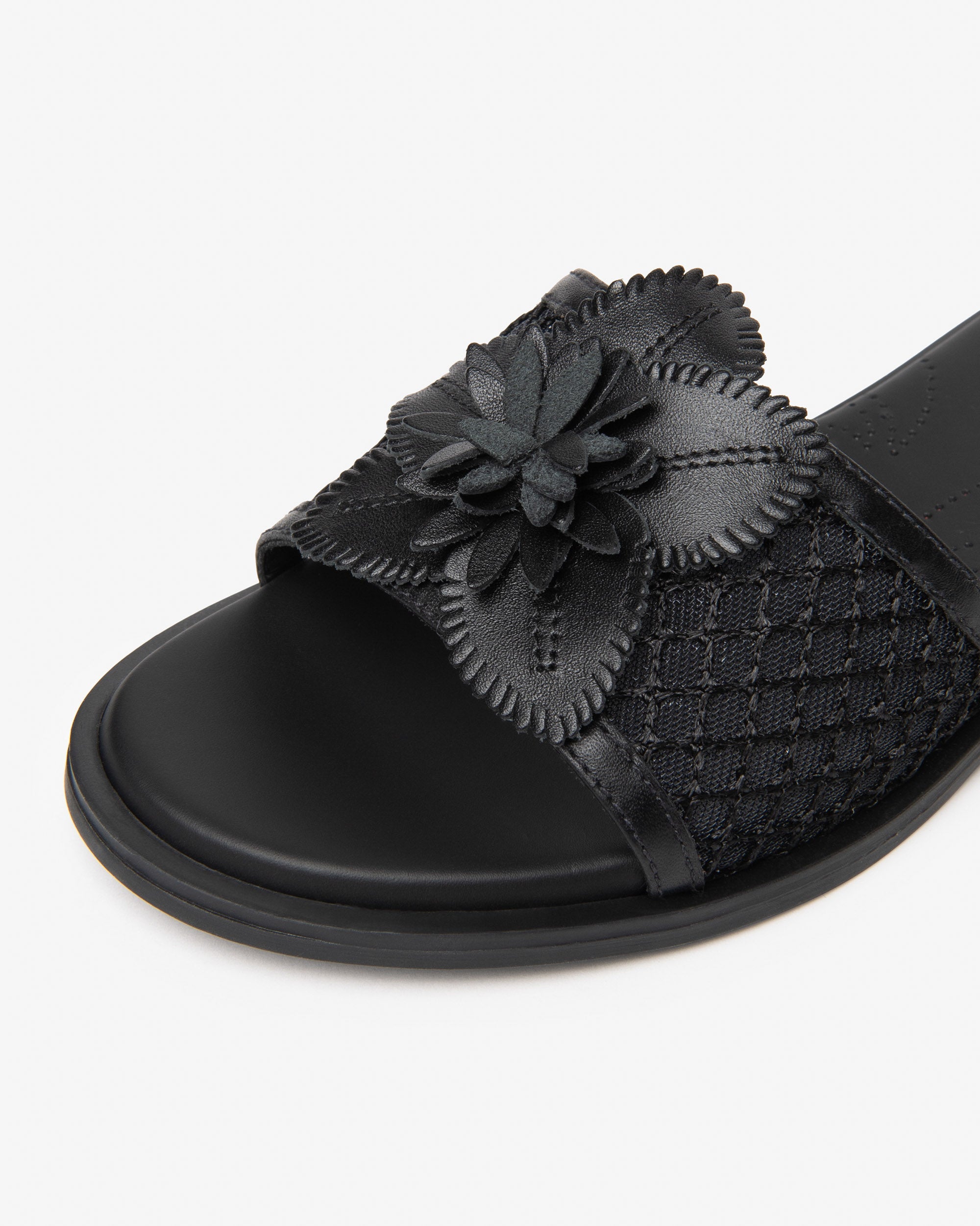 NeroGiardini Mules Femme Cuir et Toile Été