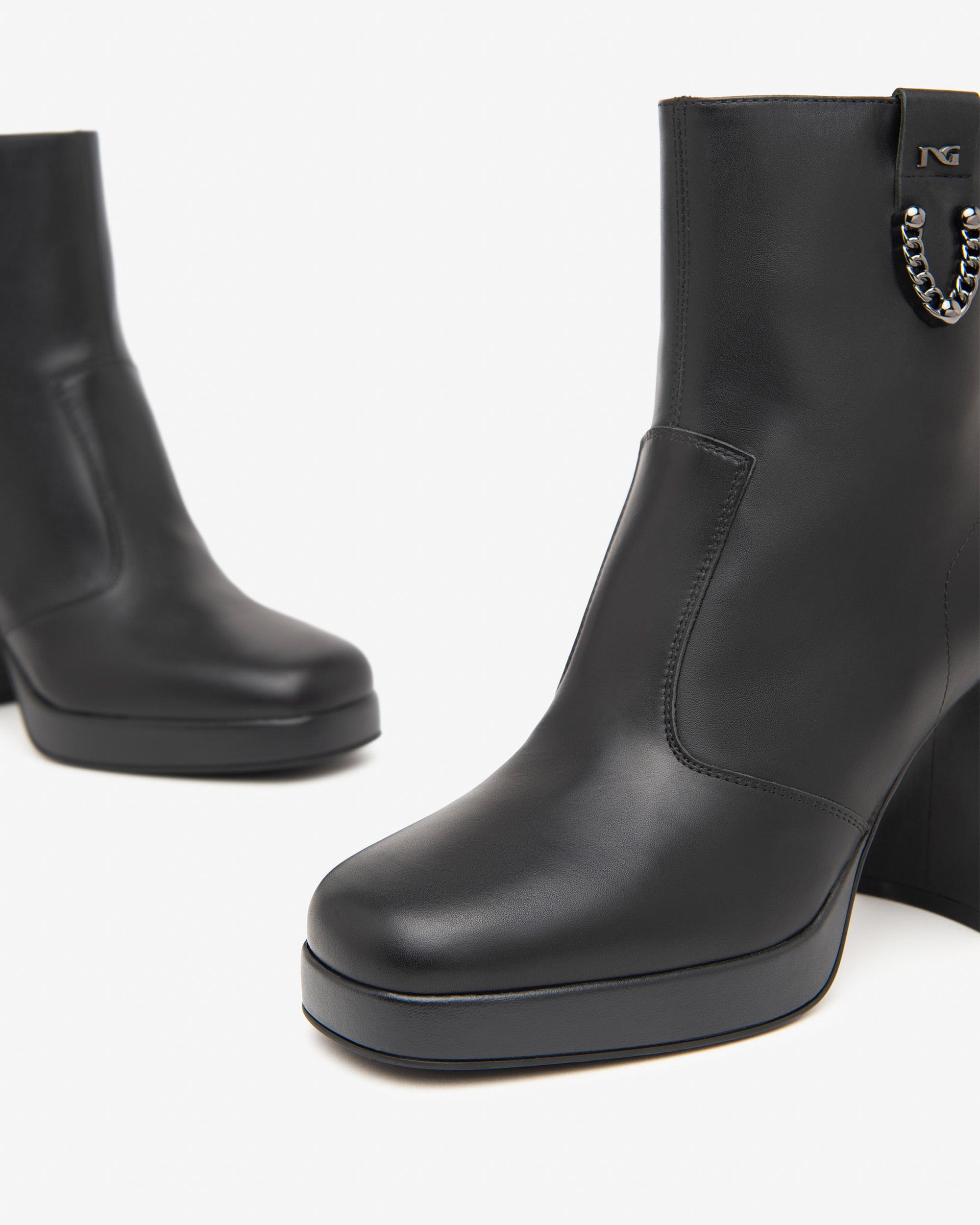 NeroGiardini Bottines femme cuir confort ville