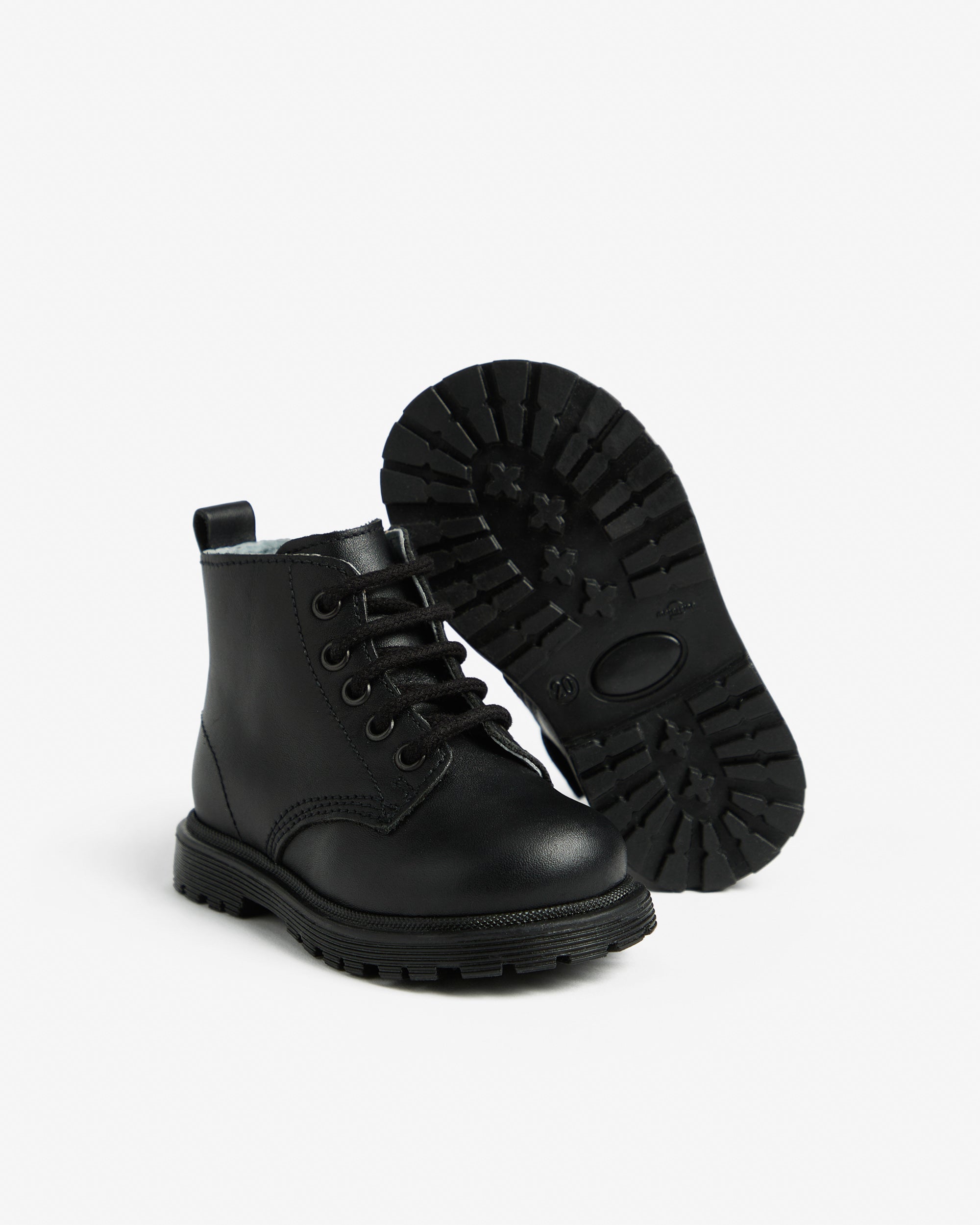 NeroGiardini Bottines Motardes Fille Cuir Lacets