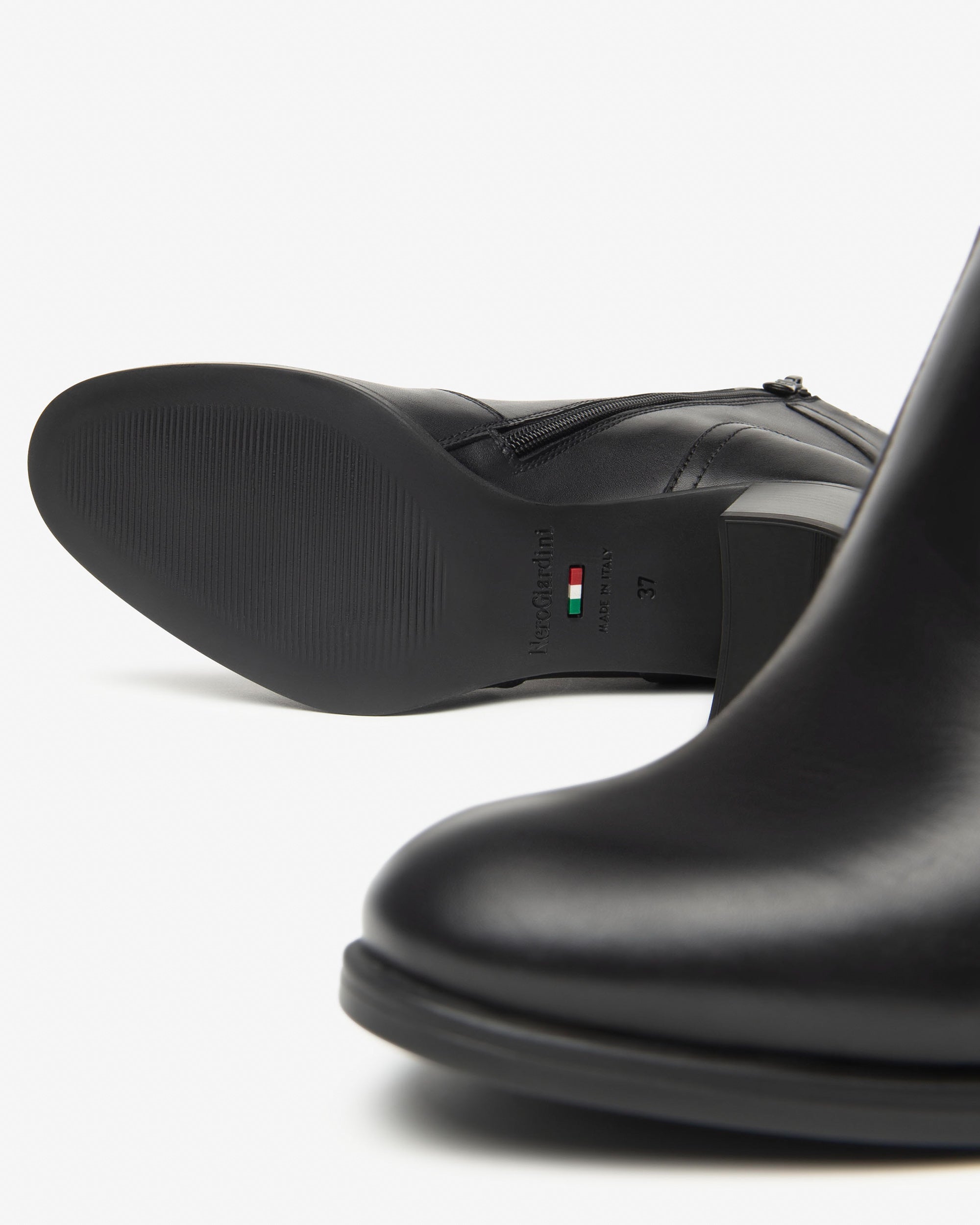 NeroGiardini Bottines Femme en Cuir Confort Hiver