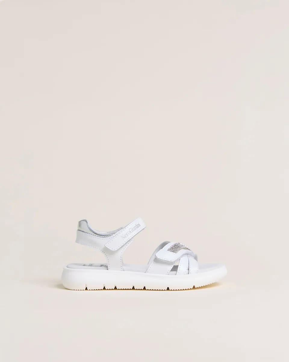 NeroGiardini Sandales Junior Fille Cuir Technique