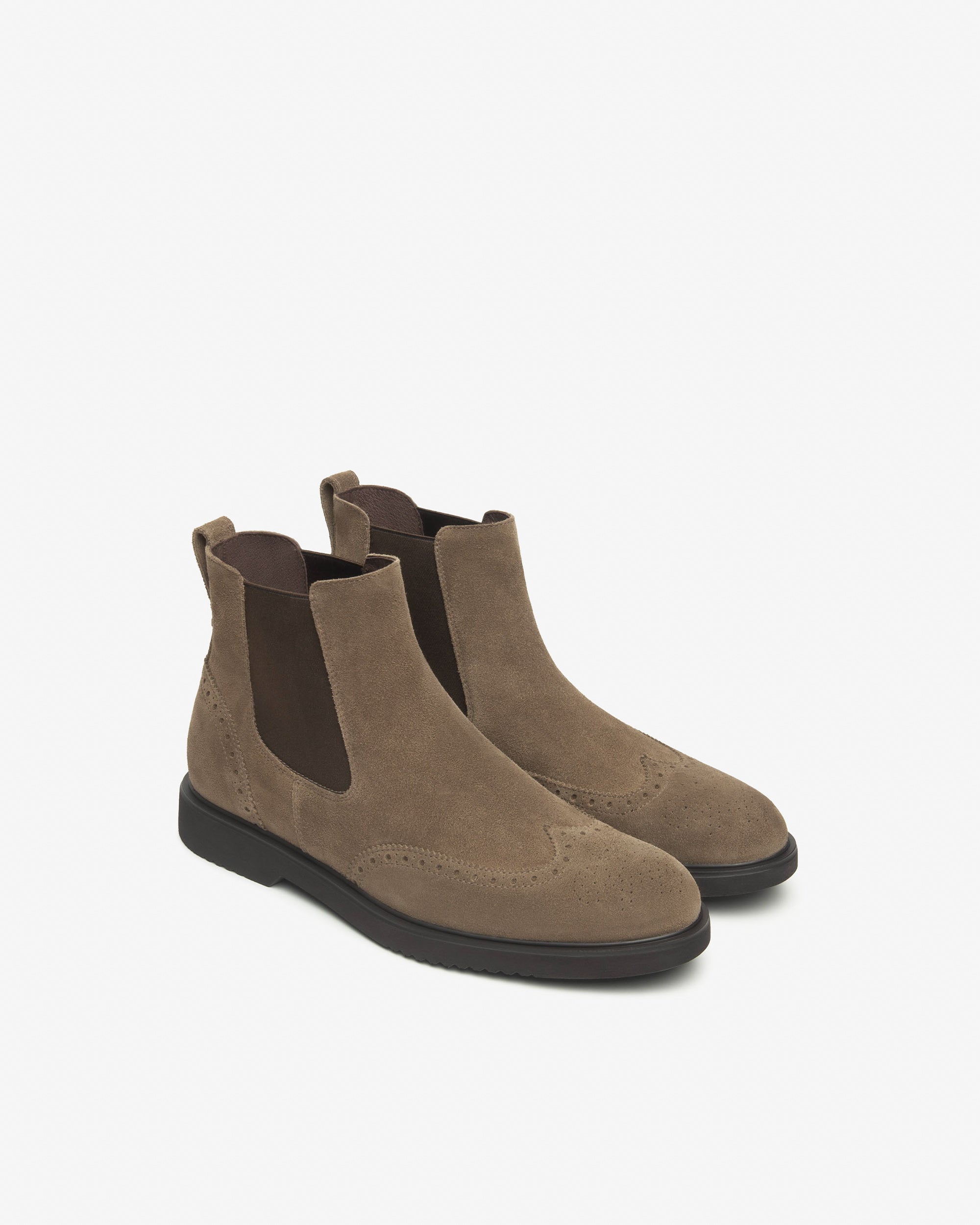 NeroGiardini Bottines Chelsea Homme Cuir Velours Ville