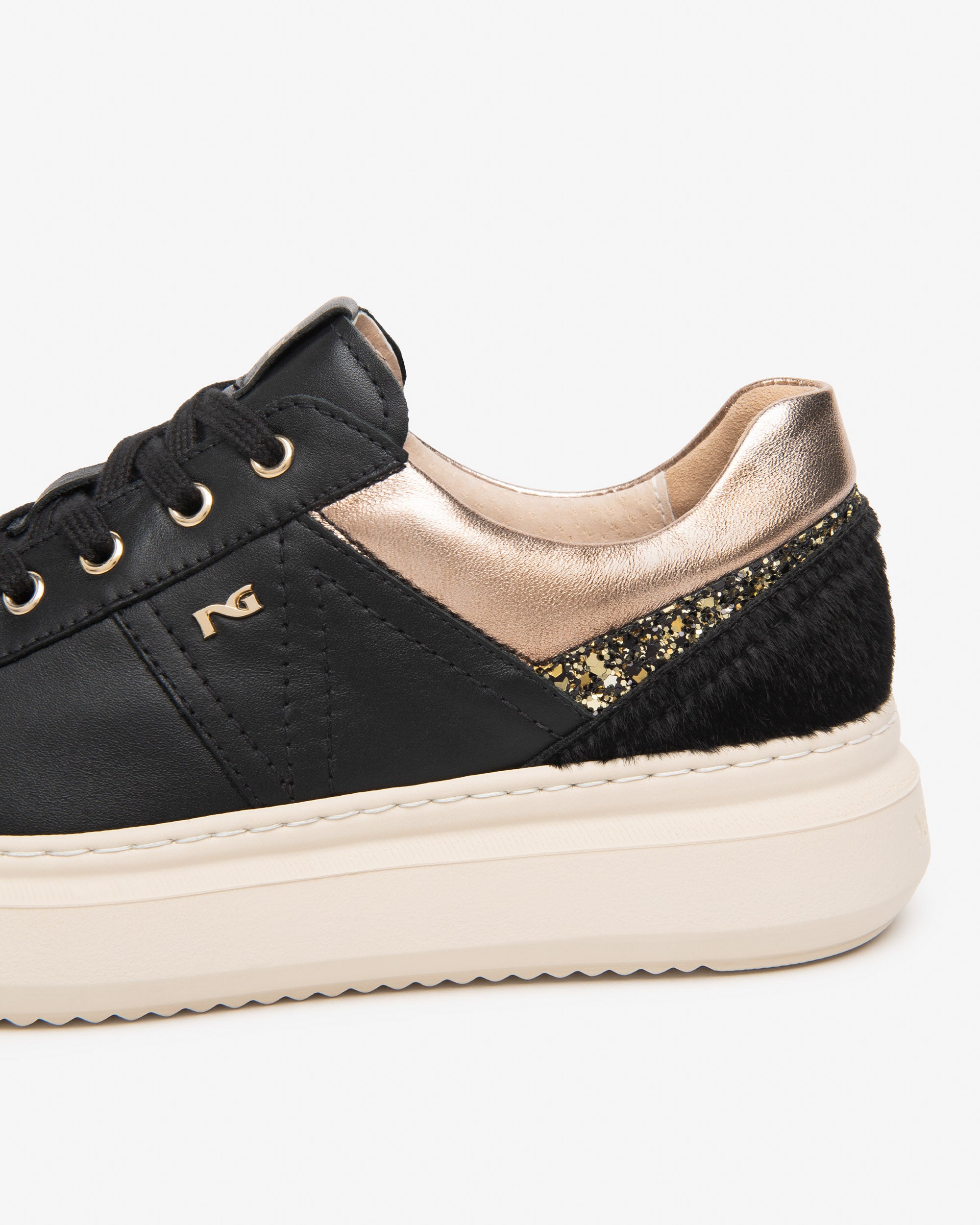 NeroGiardini Sneakers Femme Cuir Plateforme 40 mm