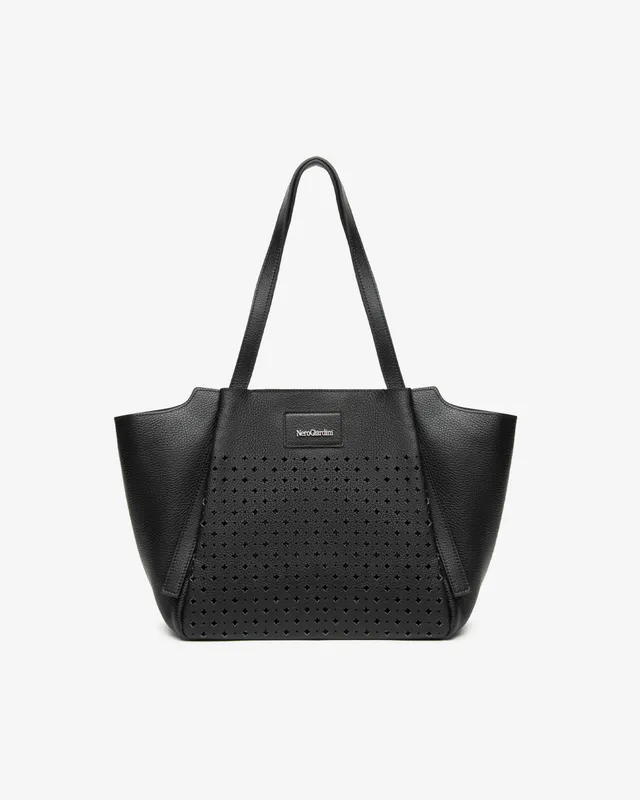 NeroGiardini Tote Bag Cuir Femme Porté Épaule