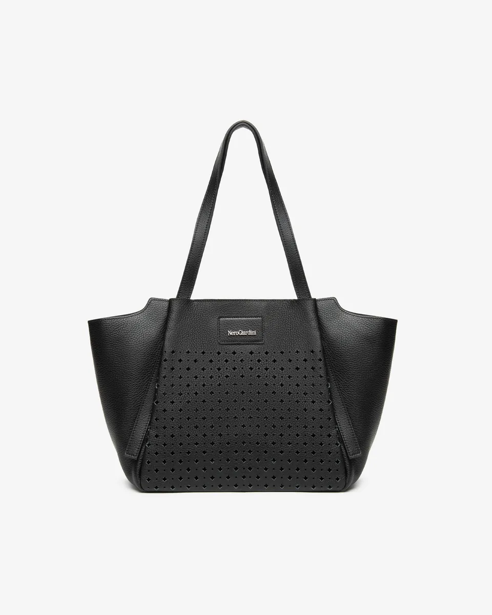 NeroGiardini Tote Bag Cuir Femme Porté Épaule