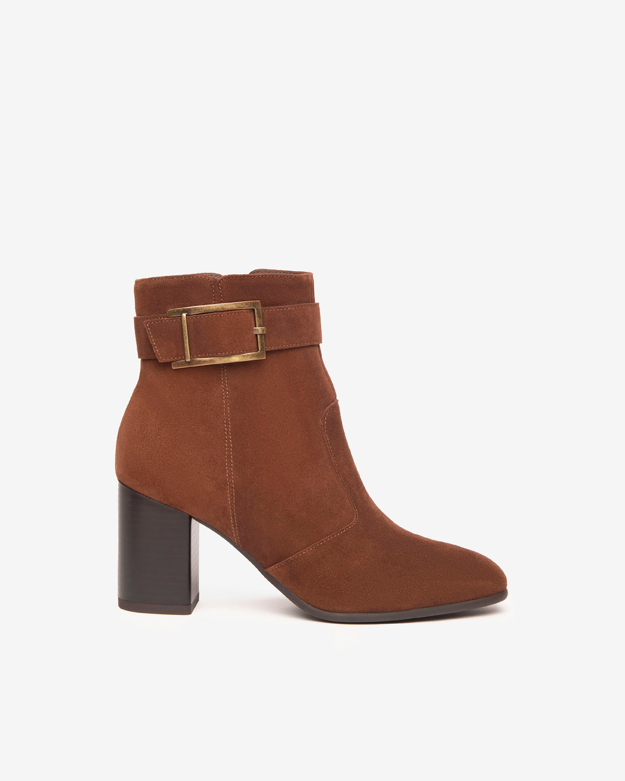 Nerogiardini Bottines Daim Femme Talon 7,5 cm Boucle