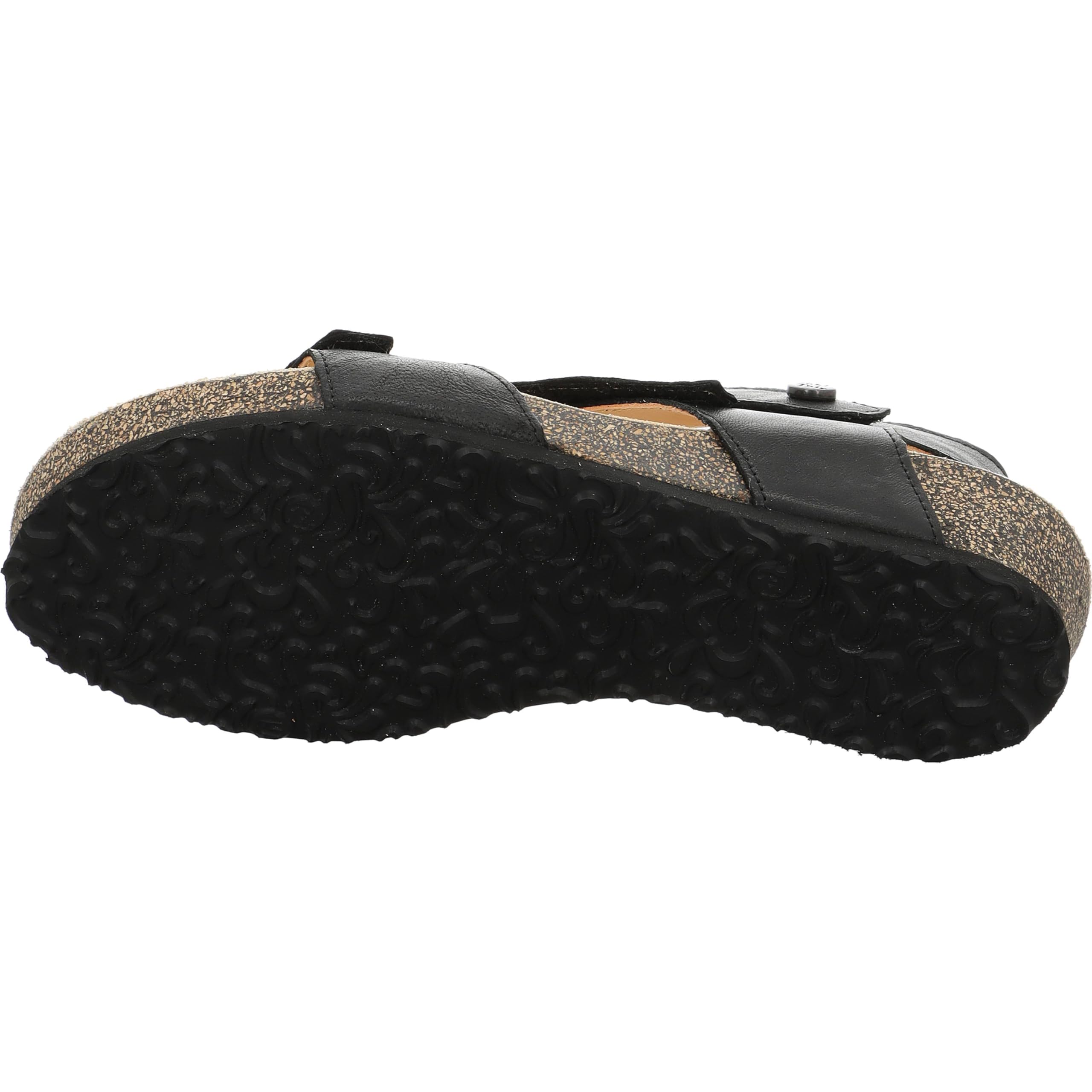 Think Dumia sandale femme 38 EU noir cuir confort