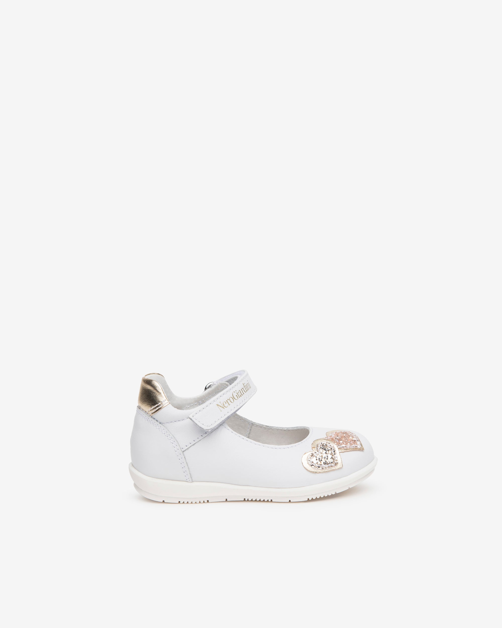 Nerogiardini Ballerines Baby ballerines fille cuir lamé