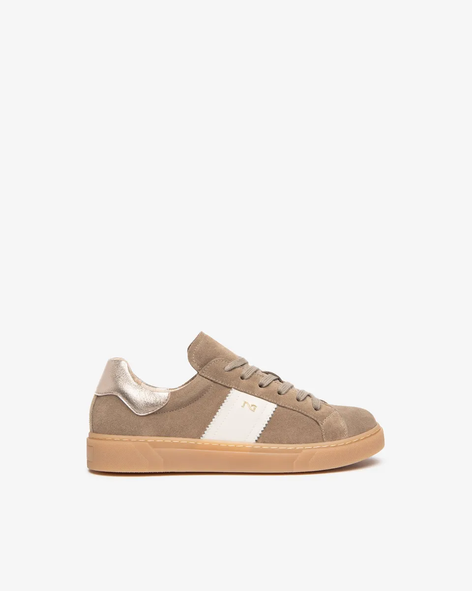 NeroGiardini Sneakers Femme Daim Cuir Lacets